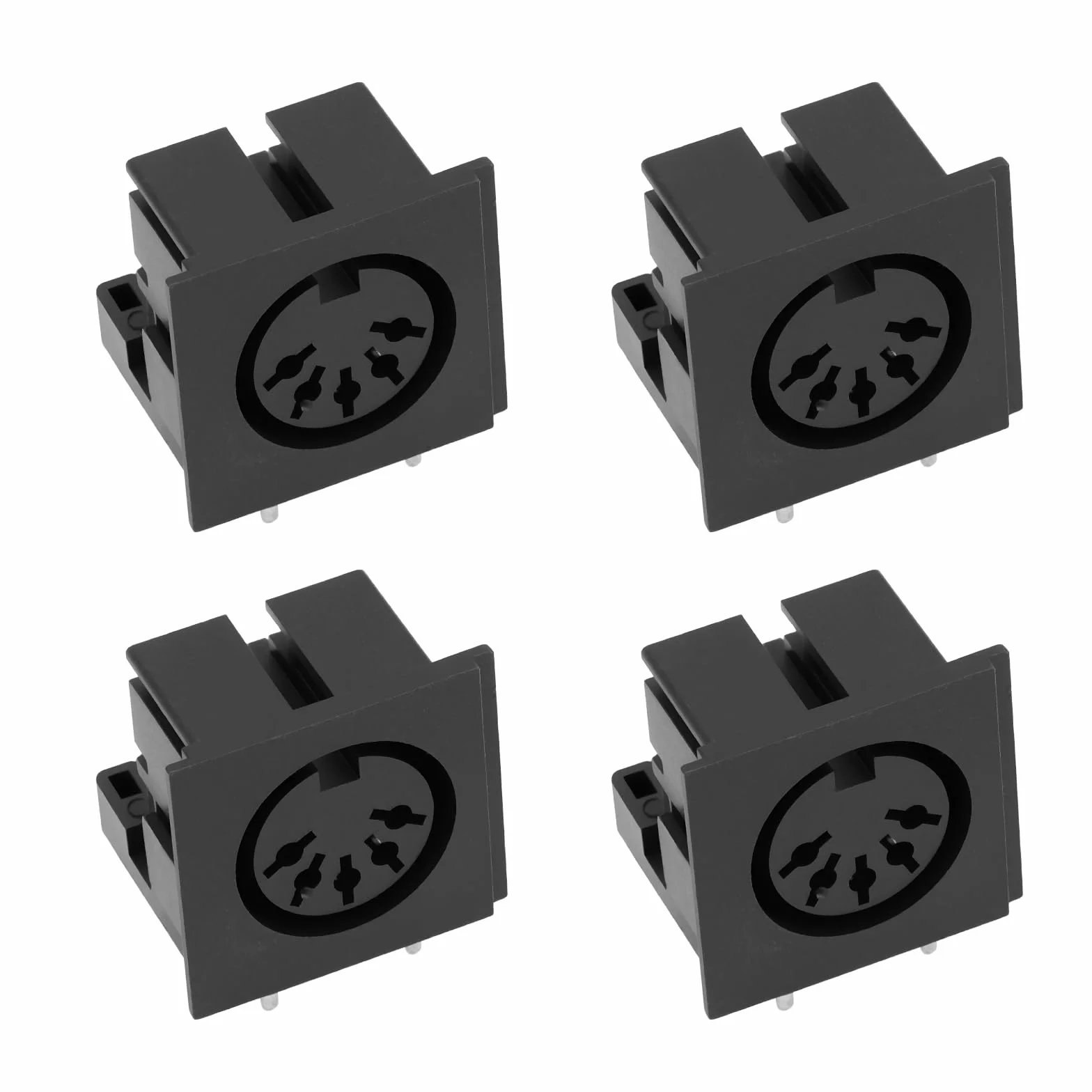 OTOTEC Conector Hembra DIN 5 Pines LN0507 para Señales de Audio Industrial