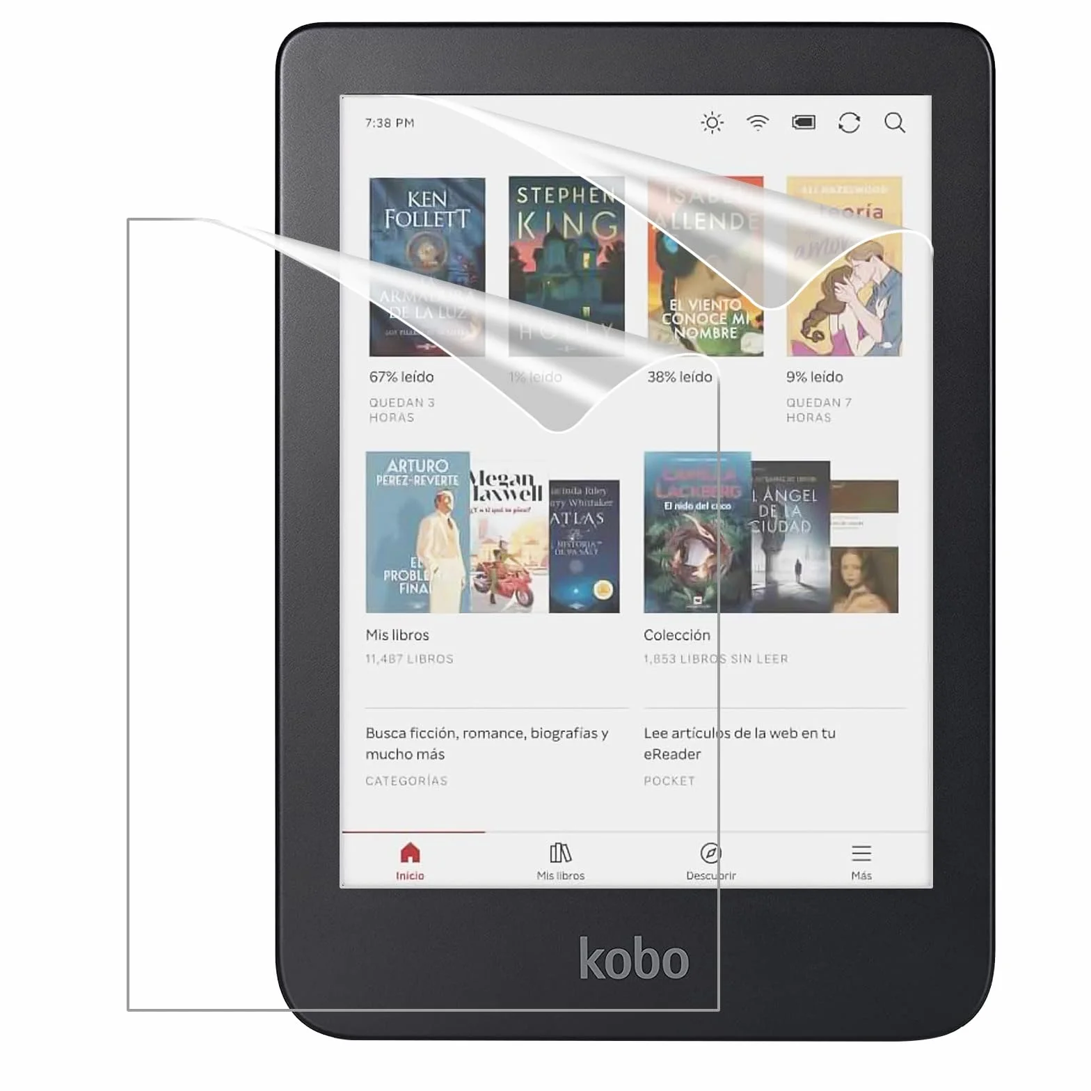 MoKo Protectores Pantalla Antirreflejos para Kobo Clara Colour/Clara BW 6 Pouces 2024/2025, Película Protectora Mate PET