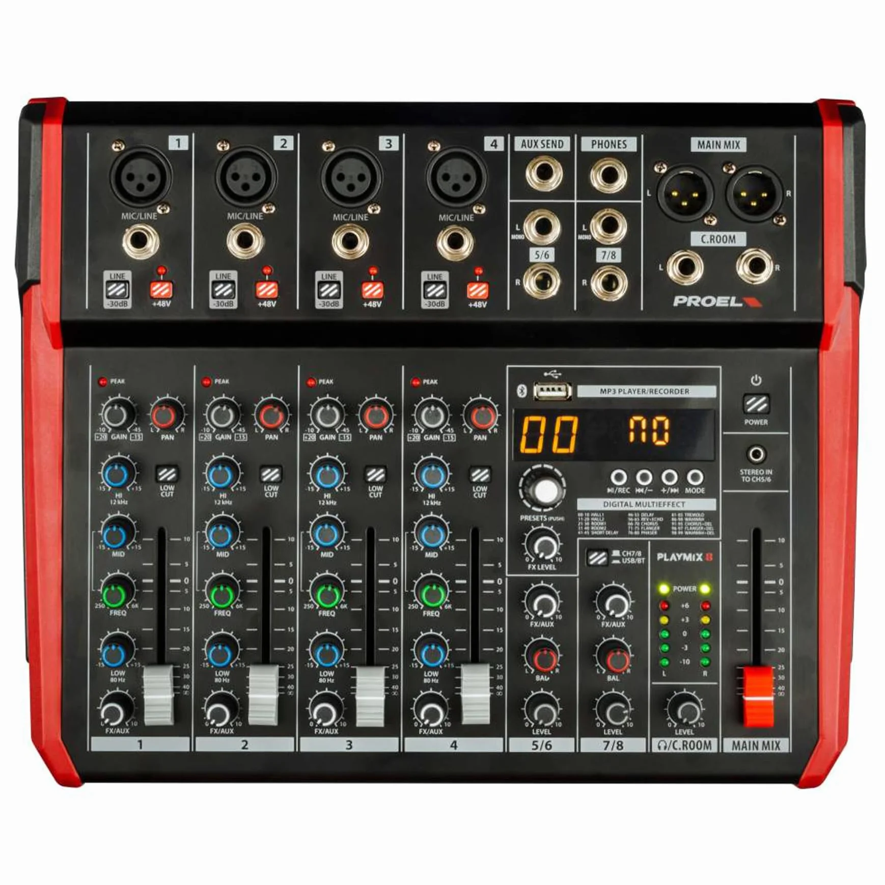 MIXER PROEL 8 CANALI - PLAYMIX8