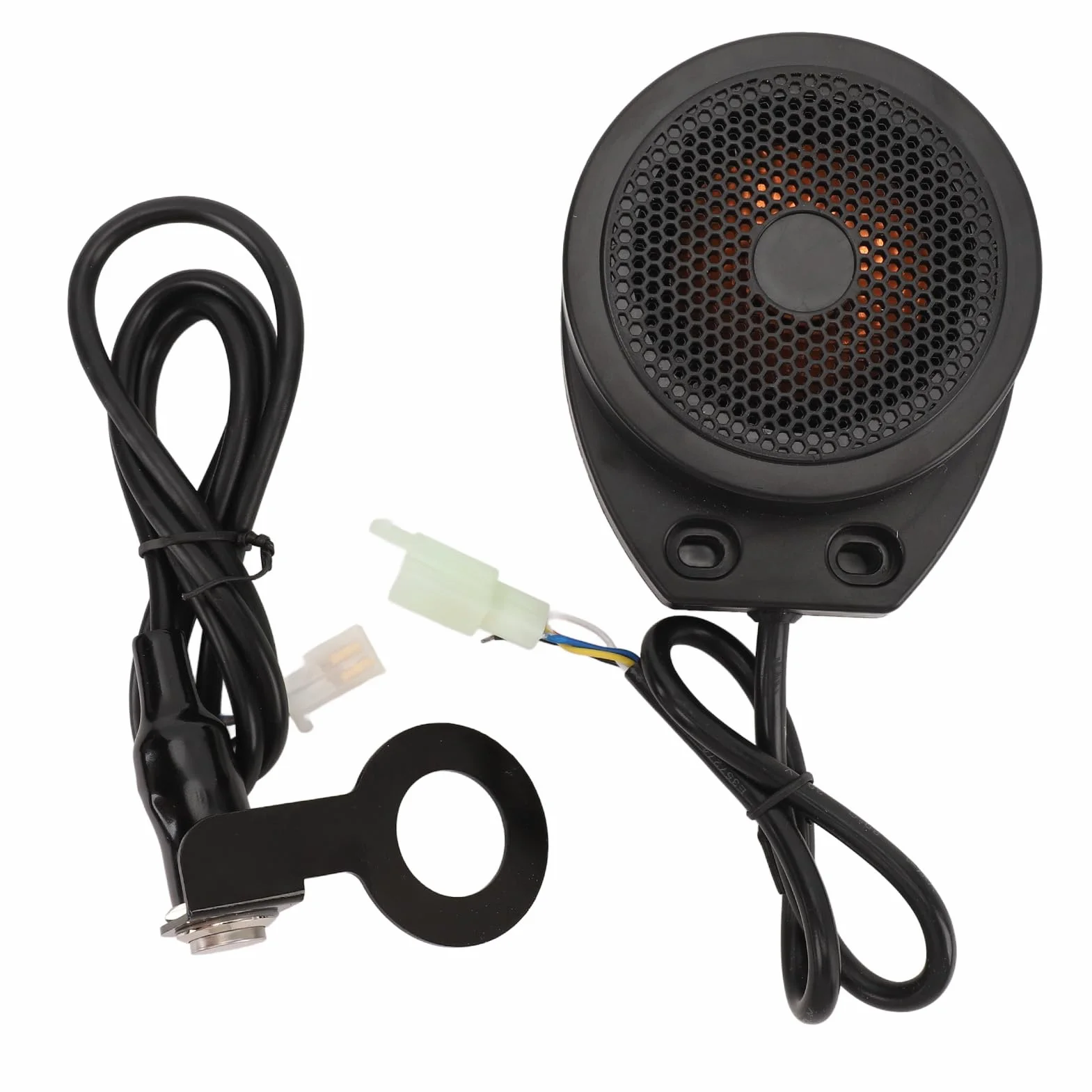 Walfront Simulador de Sonido de Motocicleta, Material ABS, Efecto de Sonido de Motor de 110 DB para Vehículos Eléctricos, Scooters y Karts