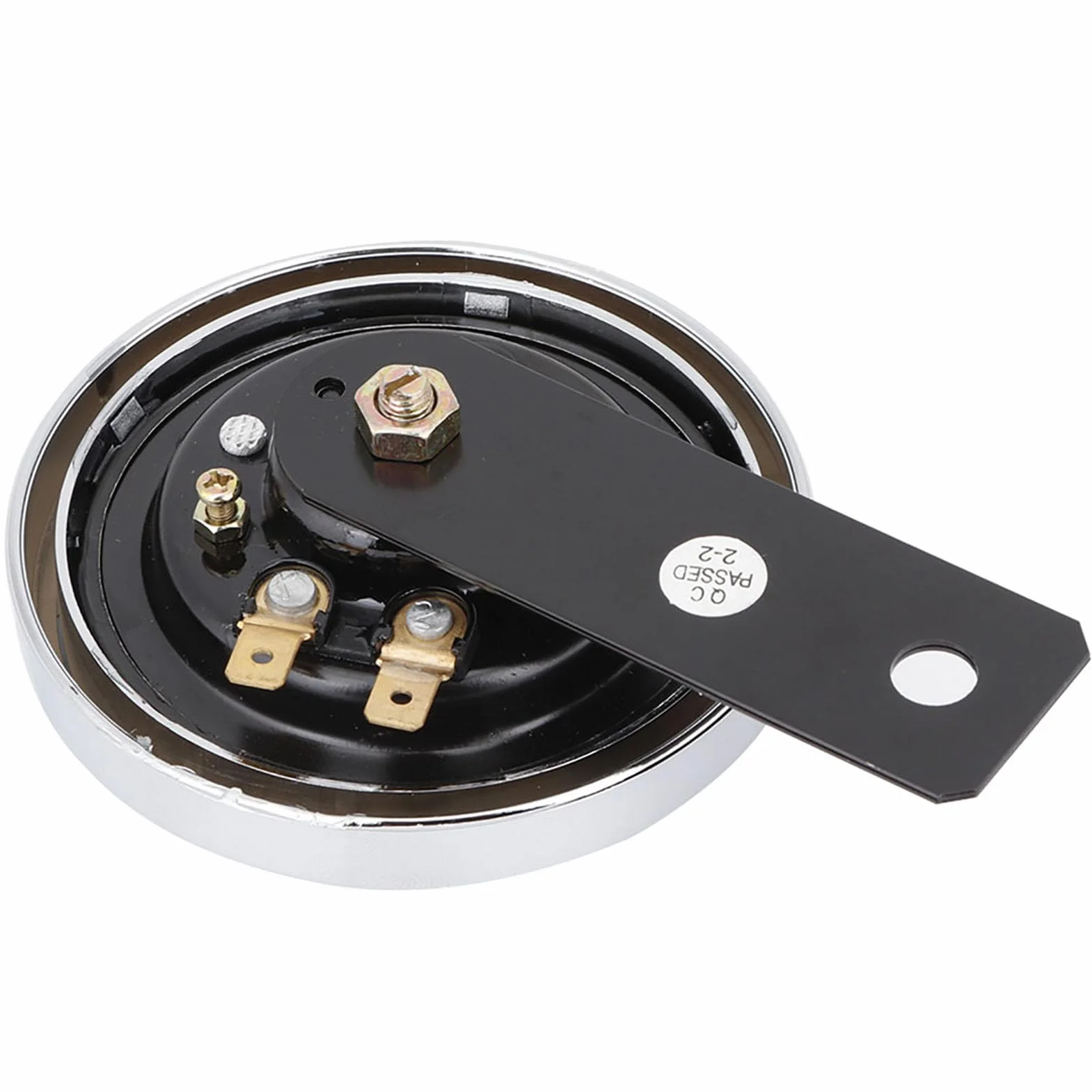 Bocina de Motocicleta, Bocina de Motocicleta, Bocina de Alta Potencia, Sirena de Bocina Eléctrica Universal de 12V 110Db, Altavoz de Bocina Redonda Impermeable
