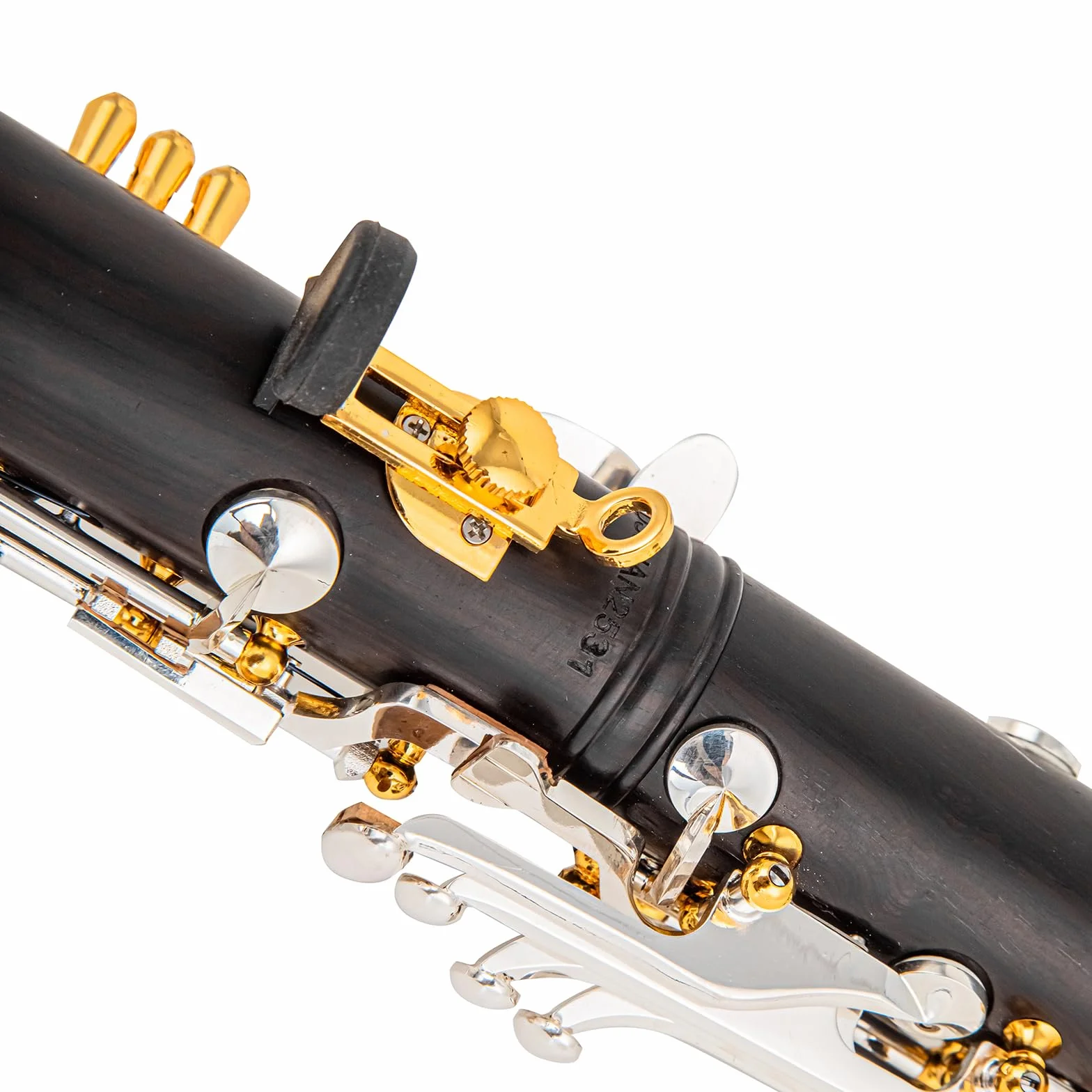 Mecanismo de meseta EG-S - Agujeros cubiertos, 17 teclas, 18 teclas, cuerpo de ébano chapado en plata, clarinetes para jugar al aire libre en invierno para jugadores con manos muy pequeñas