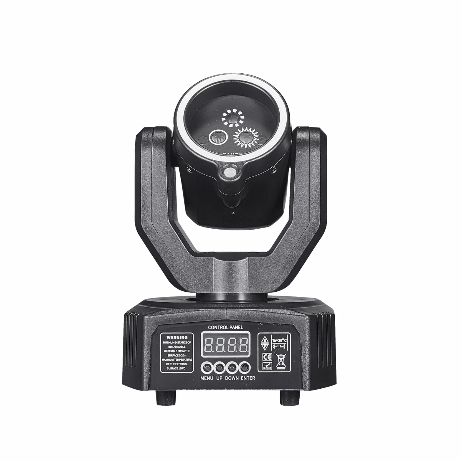 LT04 - Luz de discoteca con cabeza móvil, luz LED RGB LT04, proyector de DJ, luces de discoteca controladas por música, luces de discoteca, efecto DMX, para KTV, reunión familiar, boda, cumpleaños