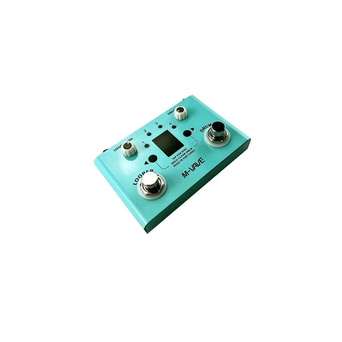 M-Vave Lost Tempo - Pedal de guitarra con efecto drum & looper y footswitch doble