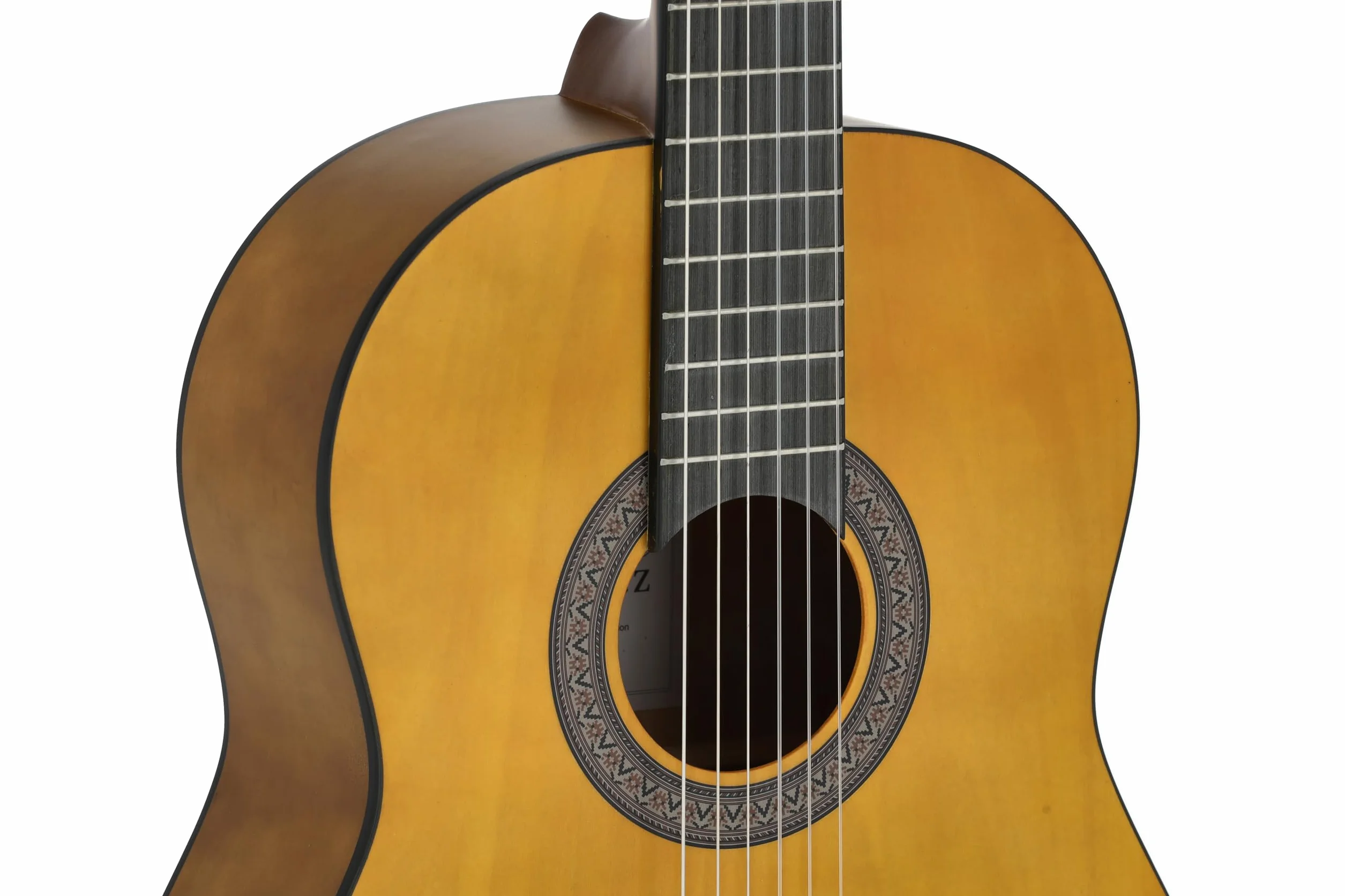 guitarra de concierto, guitarra clásica, 4/4 honey - natural, incl. funda