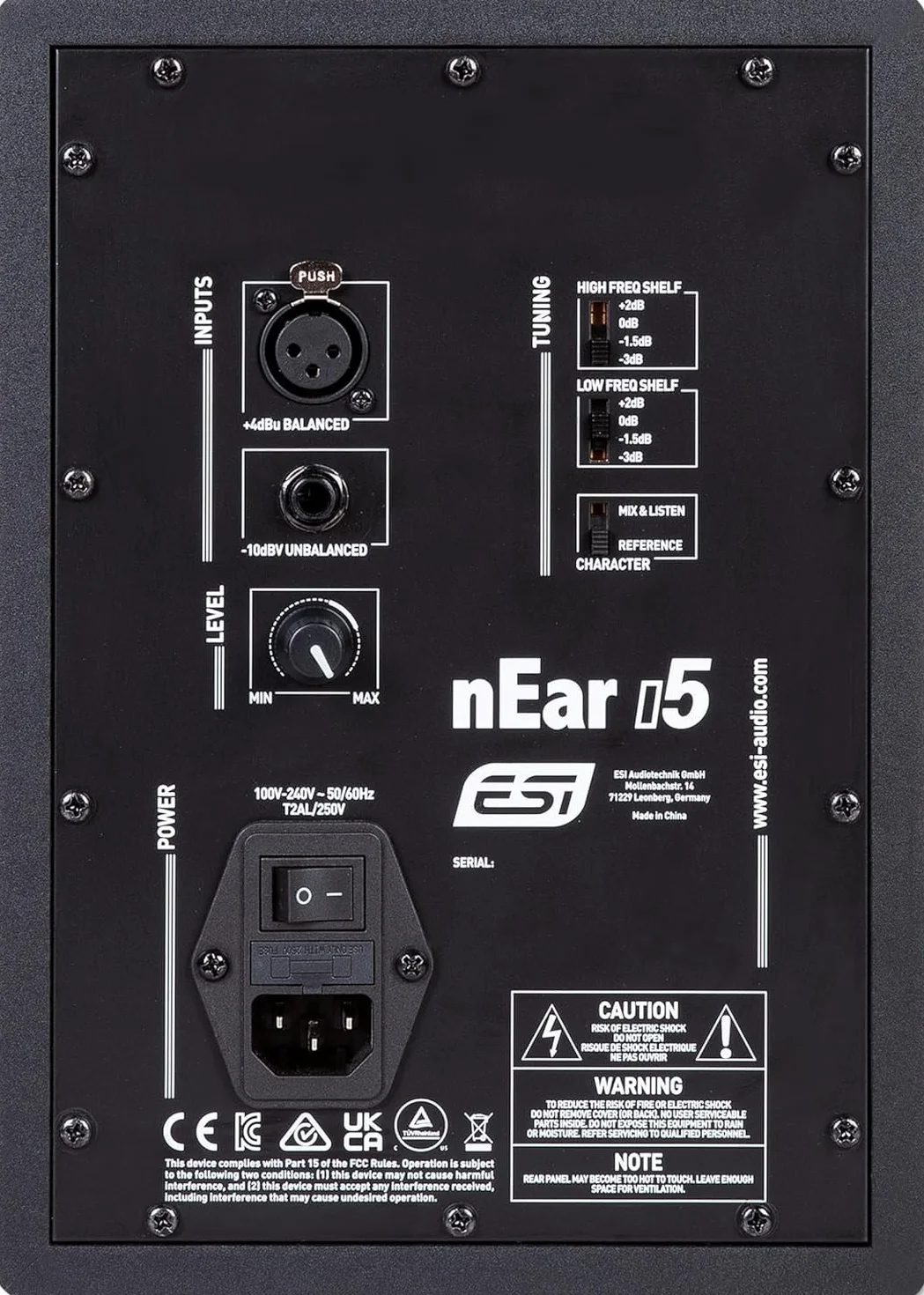 ESI Monitor de Referencia de Estudio Near i5 de 5 Pulgadas