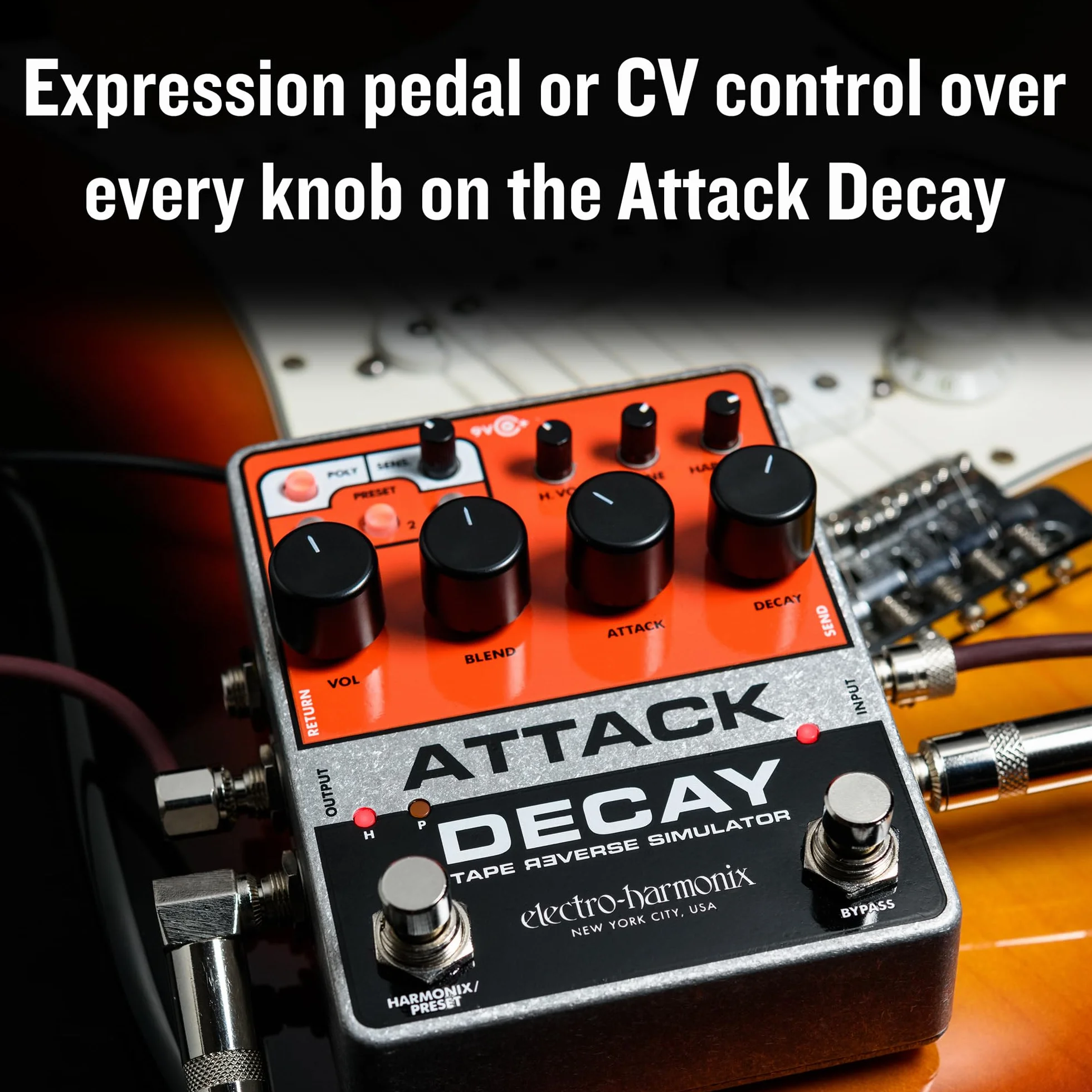 Electro Harmonix Attack Decay · Pedal guitarra eléctrica
