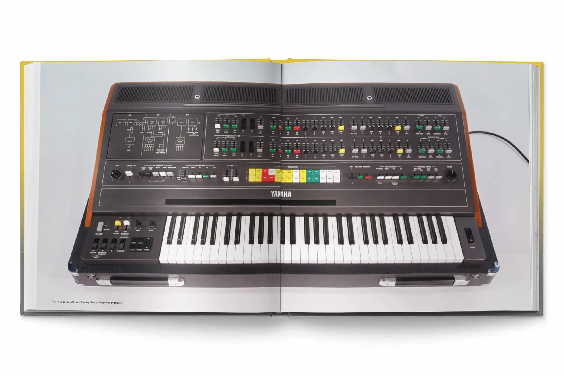 Bjooks Synth Gems 1 Libro con artículos de fondo y una historia cronológica de los instrumentos electrónicos desde 1970 hasta 2000