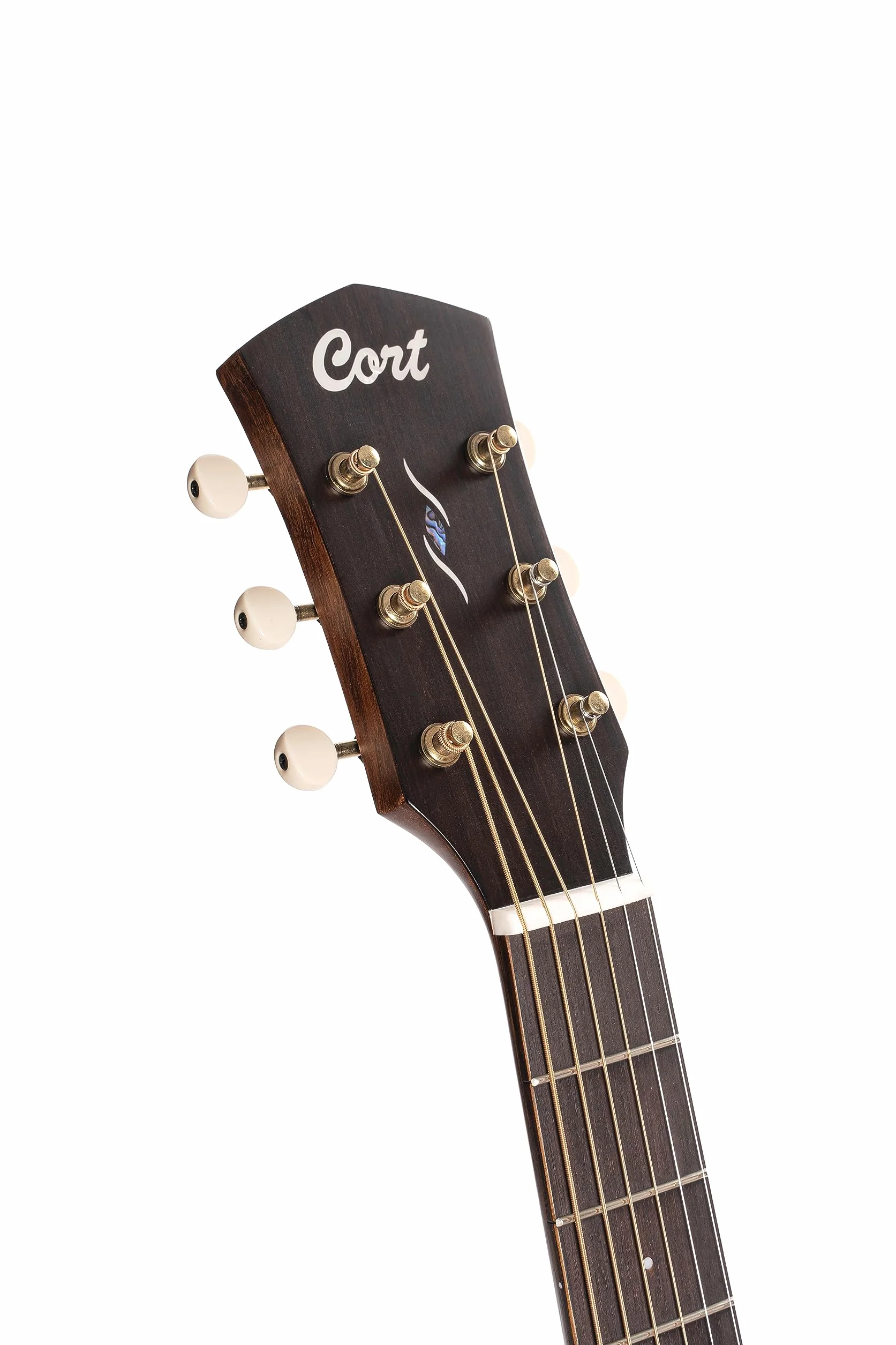 Cort Core PE - Guitarra electroacústica Parlor - Negro degradado poros abiertos (+ funda blanda)