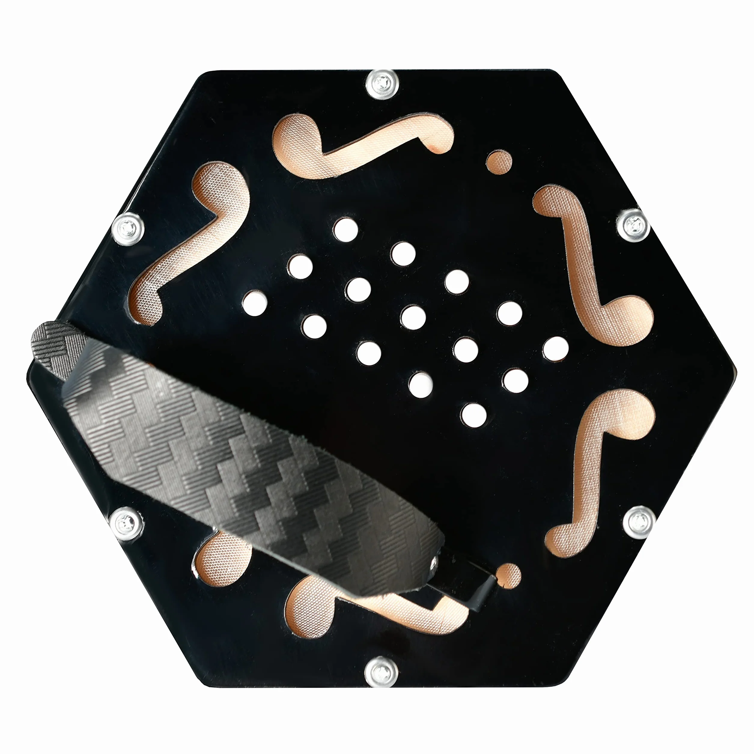 Trinity College Concertina (AP-1130A), color negro