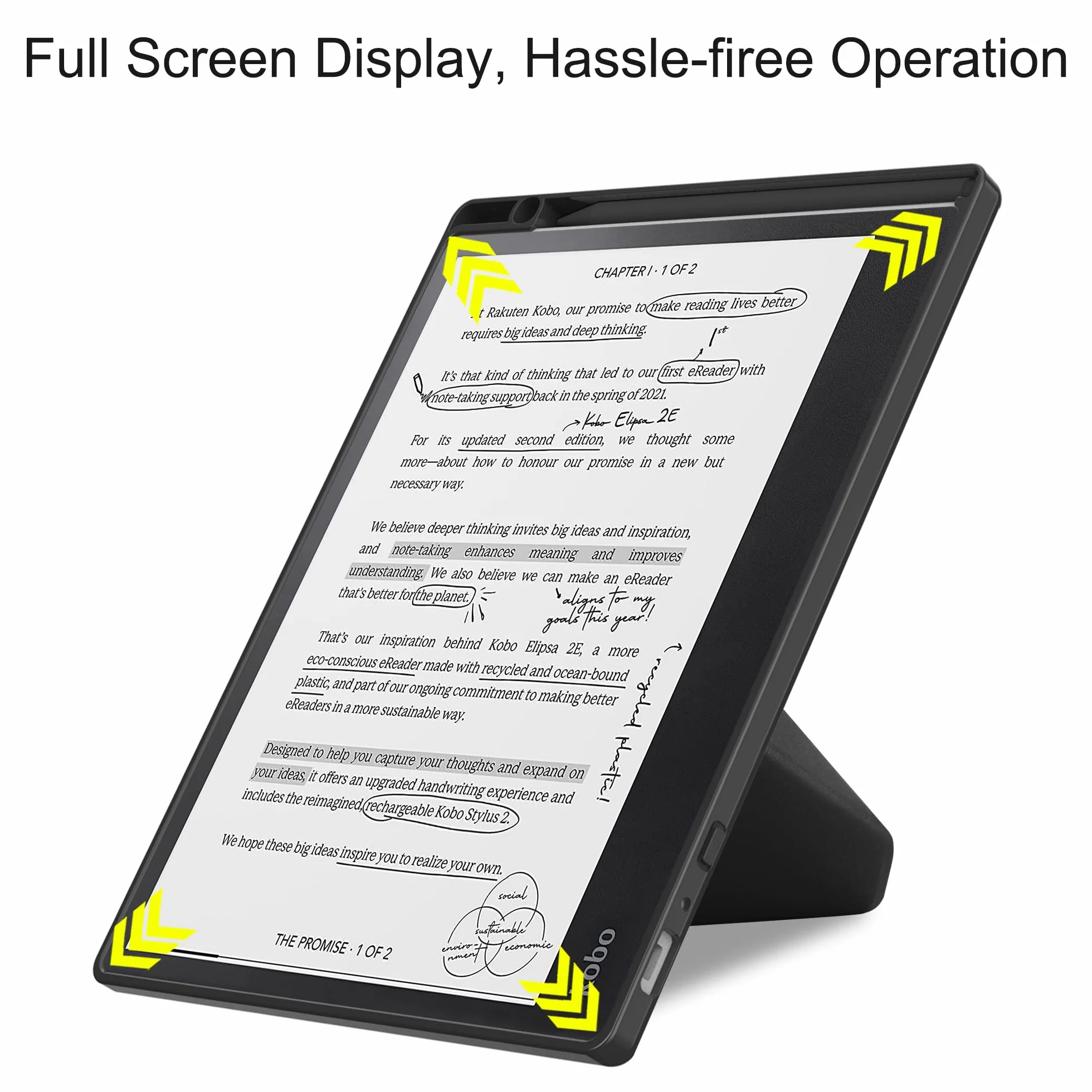 Acelive Funda Capa para Kobo Elipsa 2E 10.3 Pulgadas eReader 2023 con Soporte de Pen