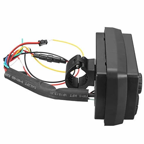 SEMAL Motocicleta Audio MP3 Radio de Sonido Altavoces EstéReo Bluetooth Impermeable FM 5 EQ Funciones Pantalla LCD USB/SD/TF