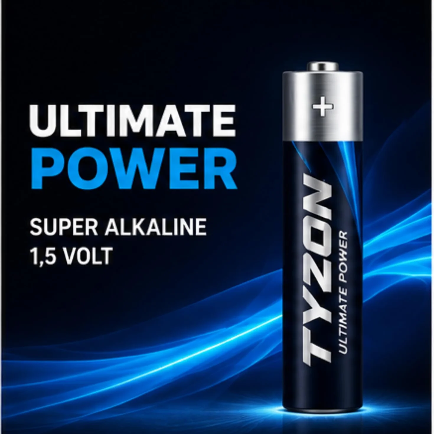 Tyzon Pilas AA Alcalinas 1,5 V, Pack de 40
