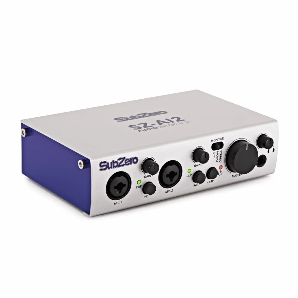 Interfaz de audio USB SubZero AI2-2 entradas XLR/TRS 24 bits / 96 kHz
