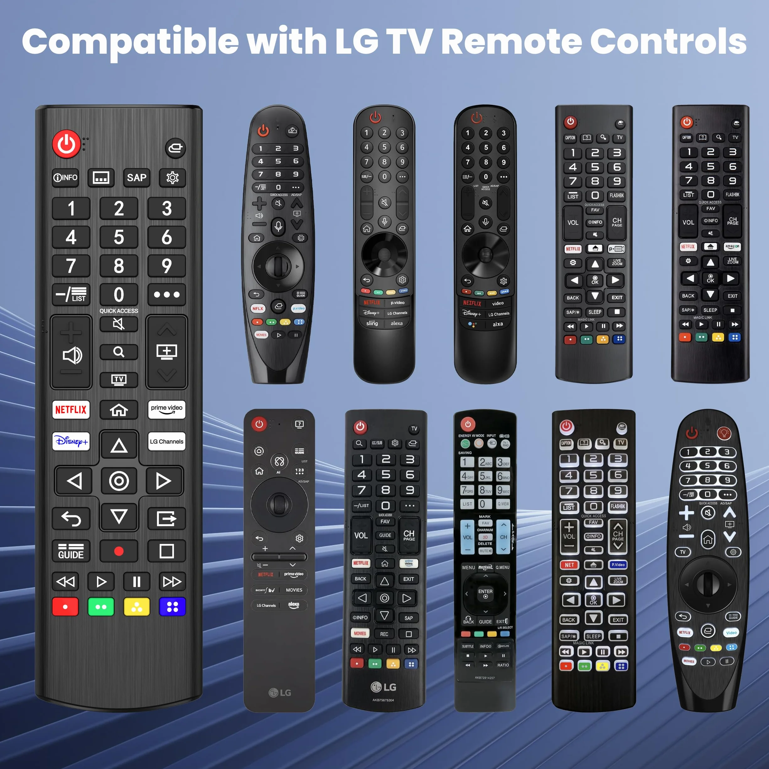 Mugust Universal Mando a Distancia para LG Smart TV AKB75095308