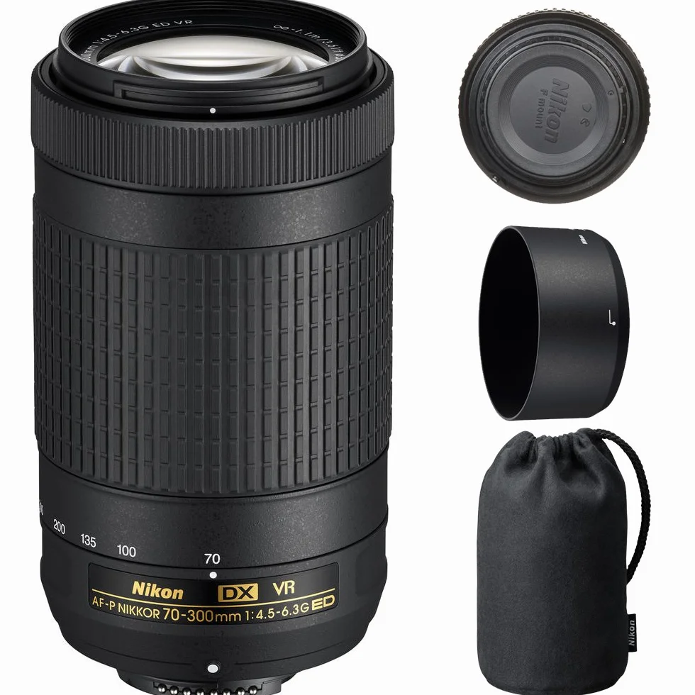 Nikon AF-P DX NIKKOR 70-300 mm f/4.5-6.3G ED VR Lens 20062B Reacondicionado