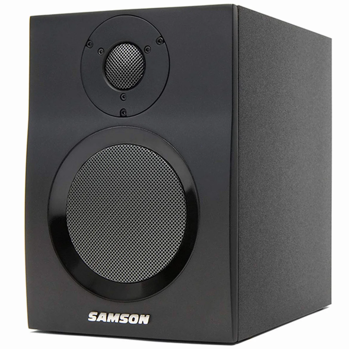 Samson MediaOne BT4 - Altavoz multimedia Bluetooth y cable de audio keepdrum (3 m)