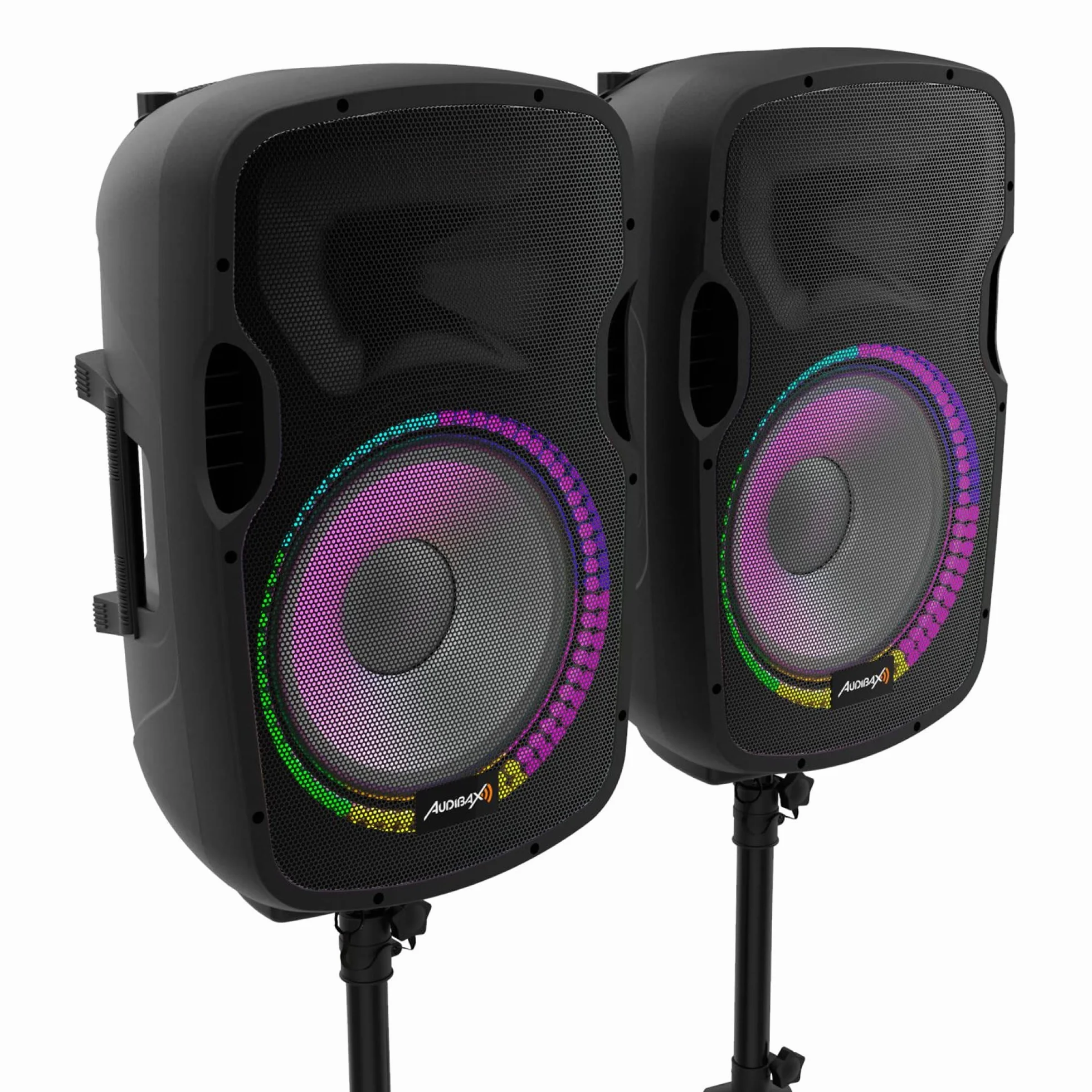 Audibax Party 215 Led Set 2 Altavoces 15
