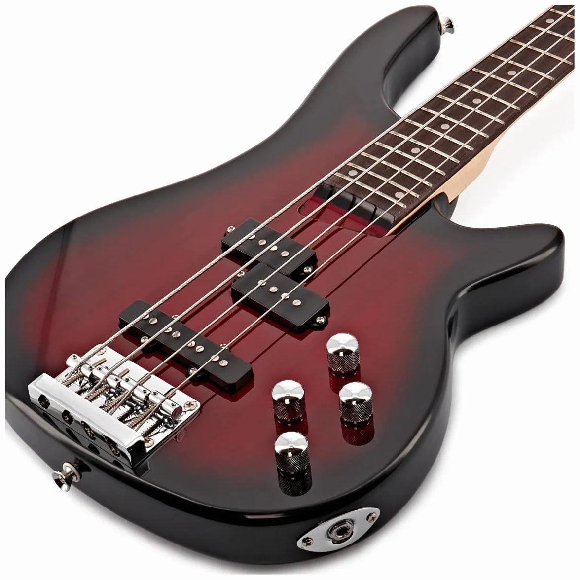 Gear4music Bajo Electrico Chicago con Amplificador para Principiantes