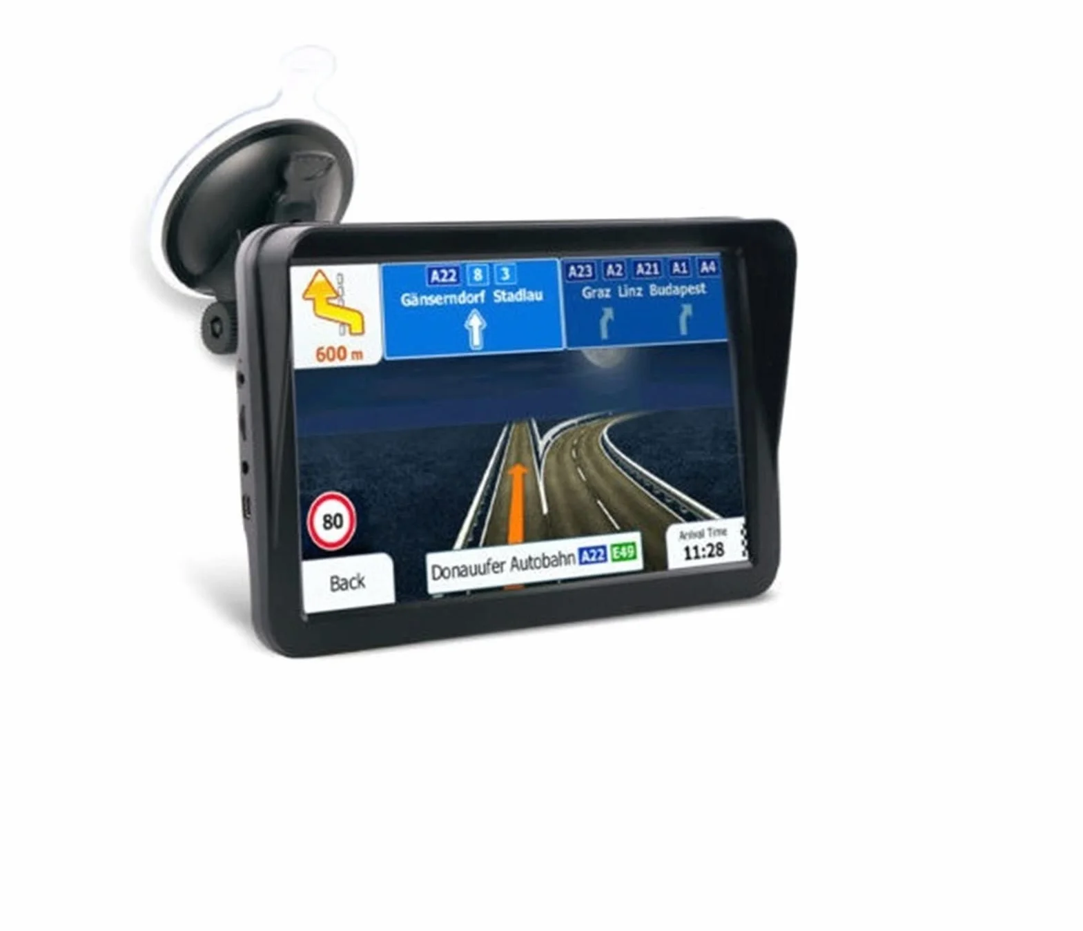 Navegador GPS de Camiones 9 Pulgadas con Pantalla táctil capeptual Gratuita UE Mapa Fácil instalación(Android1g16g)