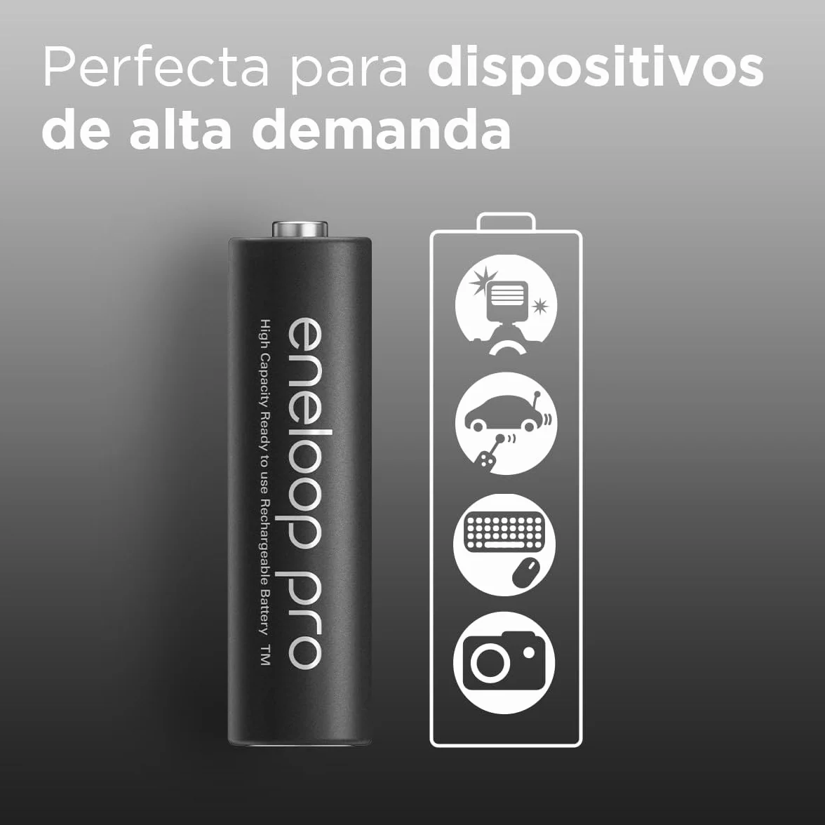 Eneloop Pro AA Mignon Ni-MH Recargables Pack de 4
