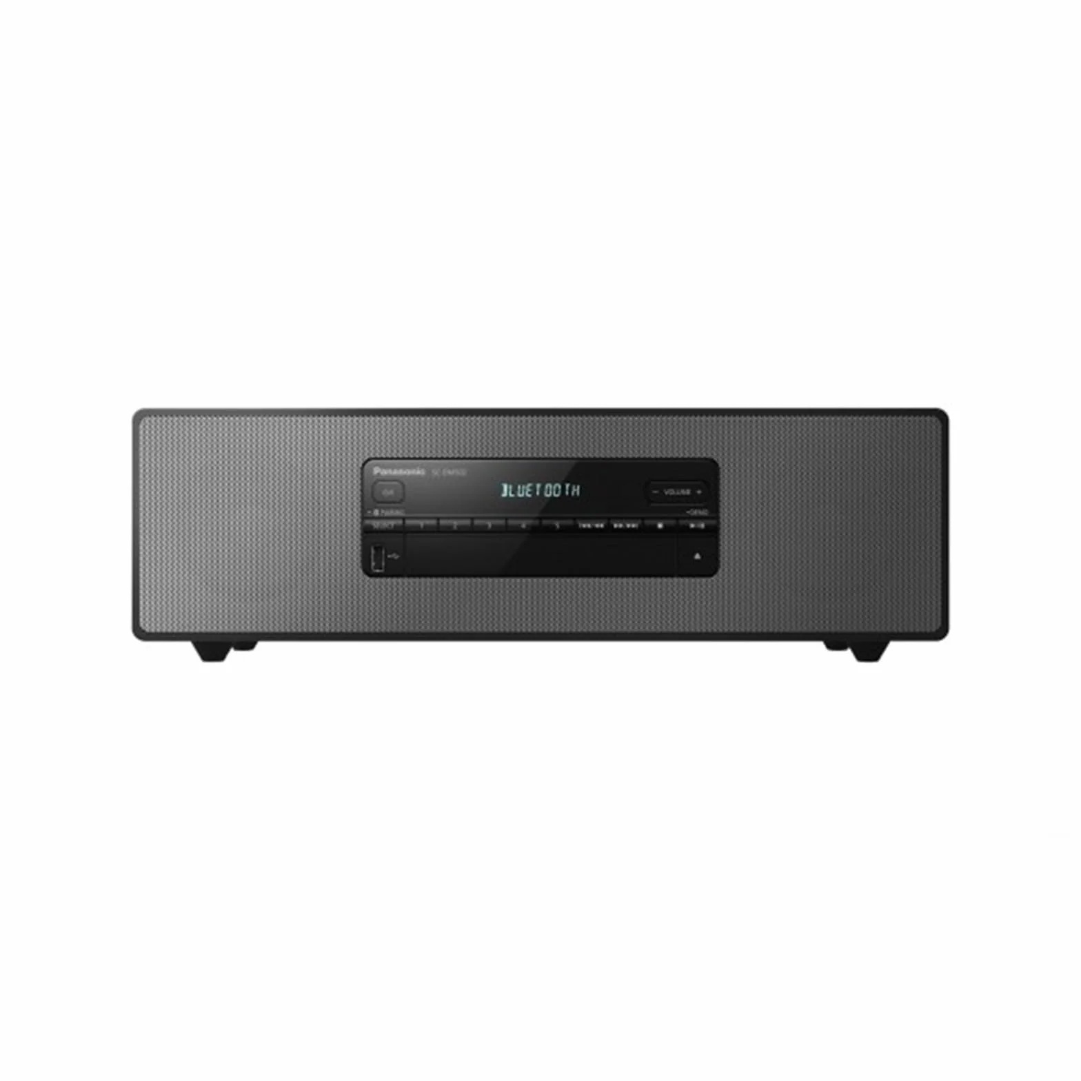 Panasonic SC-DM502E-K Microsistema Hi-Fi 40W Radio FM DAB/DAB+ Reproductor CD USB Bluetooth Aux MP3 Carcasa Madera Cubierta Cobre Negro