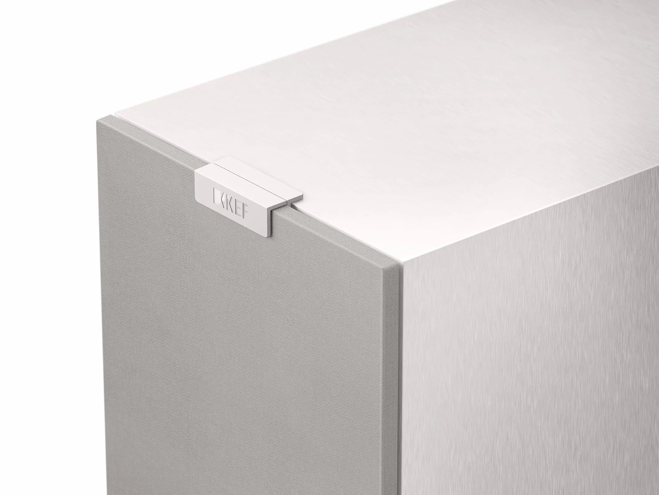 KEF Q6 Meta Altavoz Central/LCR pasivo HiFi, Blanco Satinado | Música | Televisión y Home Cinema | Gaming | Caja Cerrada tridireccional | Transductor Uni-Q de 10 cm con Mat | Dos LF de 16,5 cm