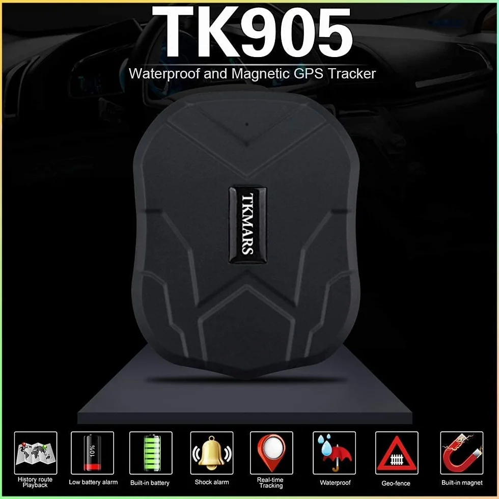 TKMARS TK905 Localizador GPS Coche IP65 5000mAh 90 Días Sin Suscripción