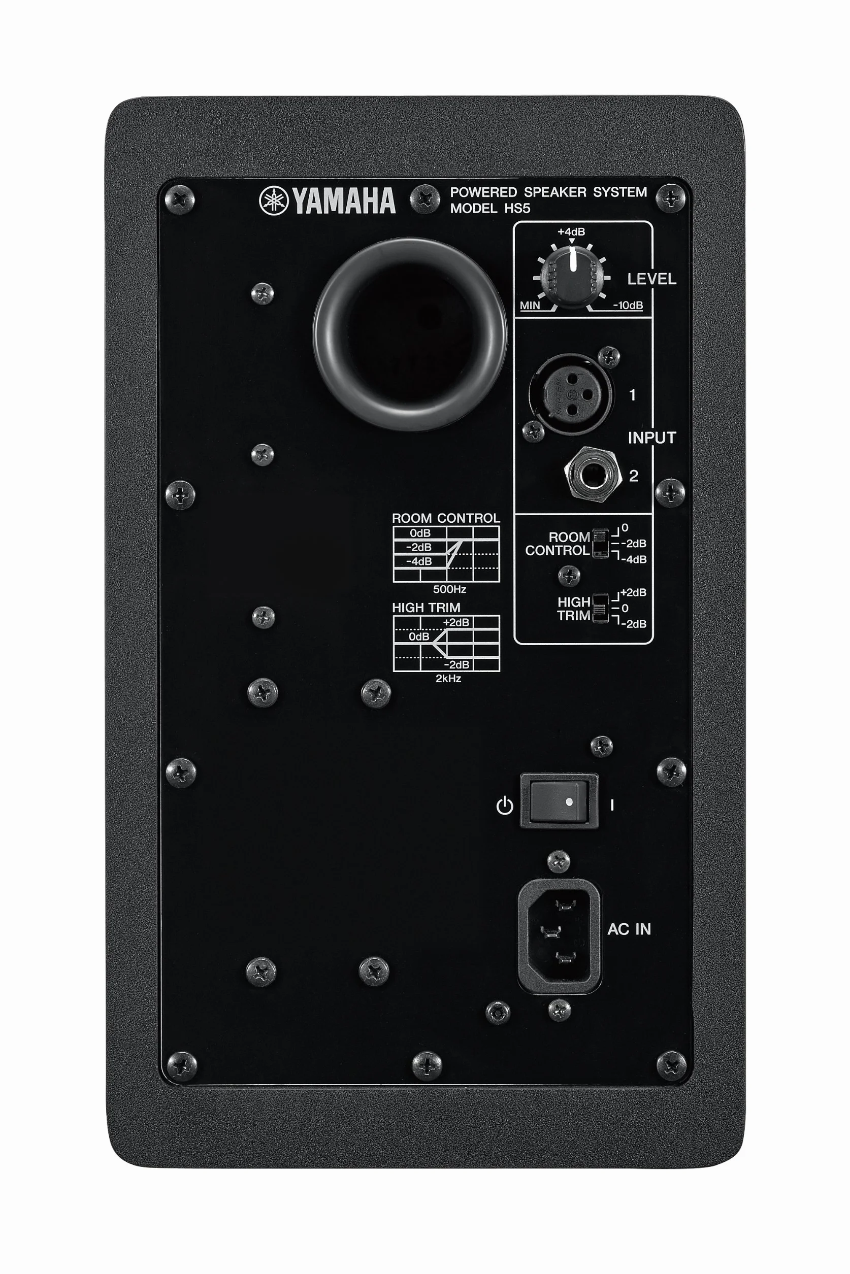 YAMAHA HS5 70W Negro Altavoz - Altavoces (2 vías, con Cable, XLR, 70 W, 54-30000 Hz, Negro)