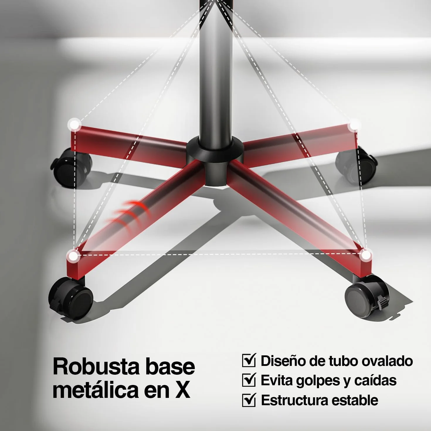 AOKCOS Soporte de TV móvil con ruedas para televisores de 32 a 65 pulgadas, carrito hasta 40 kg
