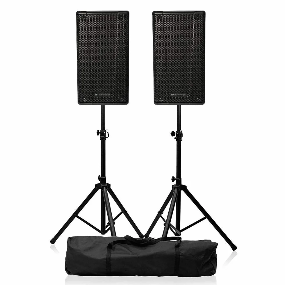 dB Technologies B-HYPE - Sistema de sonido de altavoz activo de 8 pulgadas, paquete de par de DJ