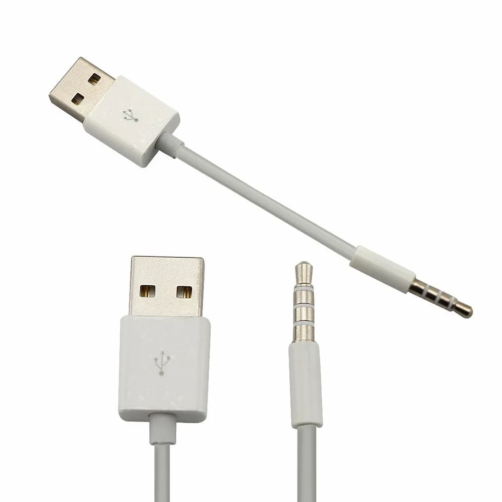 Desconocido O2+ USB Sync Cable Cord Charger for Apple iPod Shuffle 3rd 4th 5th 6th & 7th Gen