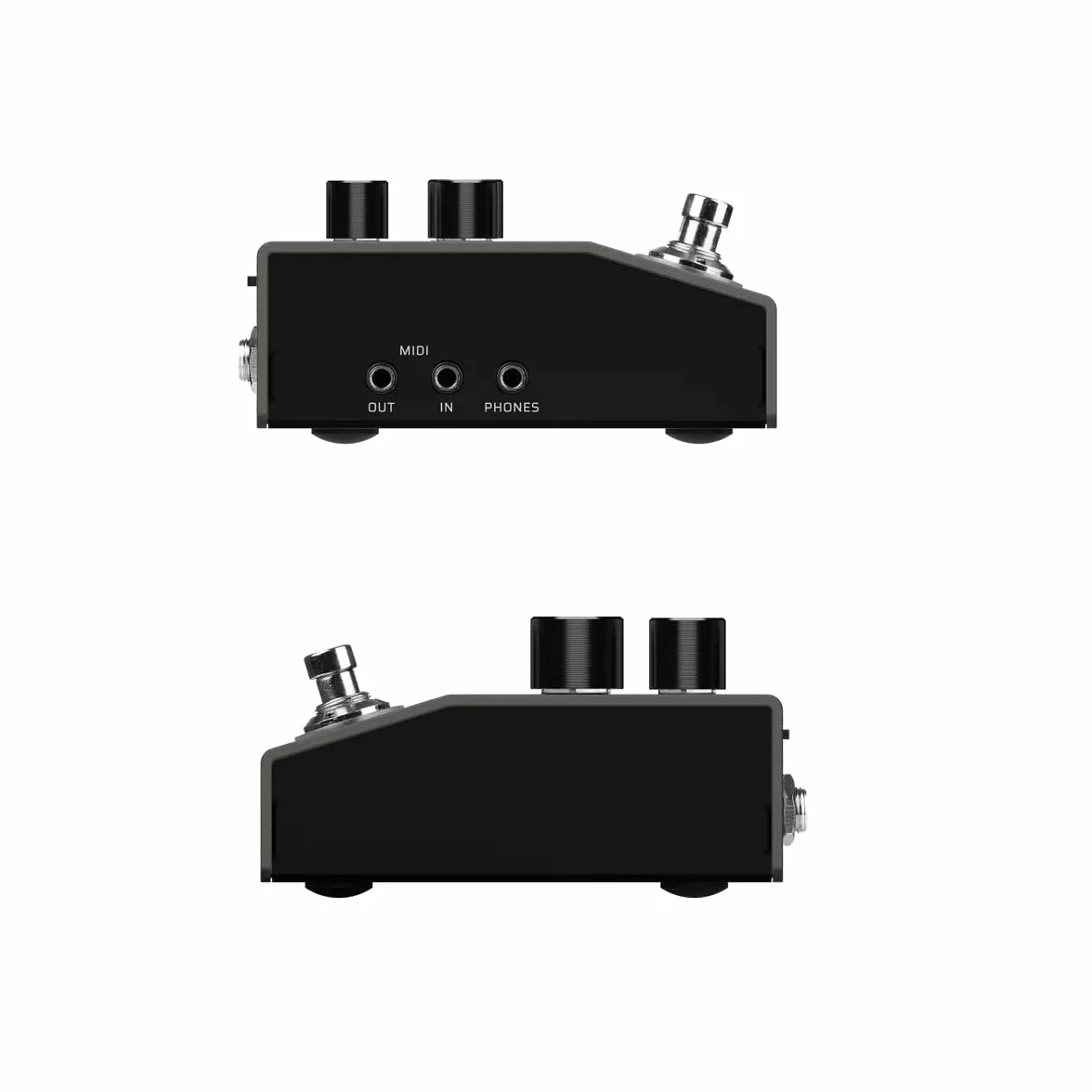 Valeton VLP-200 Pedal de looper doble para guitarra, bajo y voz (estación de loops, looper de guitarra, 2 canales, 24 bits, 99 proyectos, 7 h de grabación, 100 patrones de batería, MIDI), negro