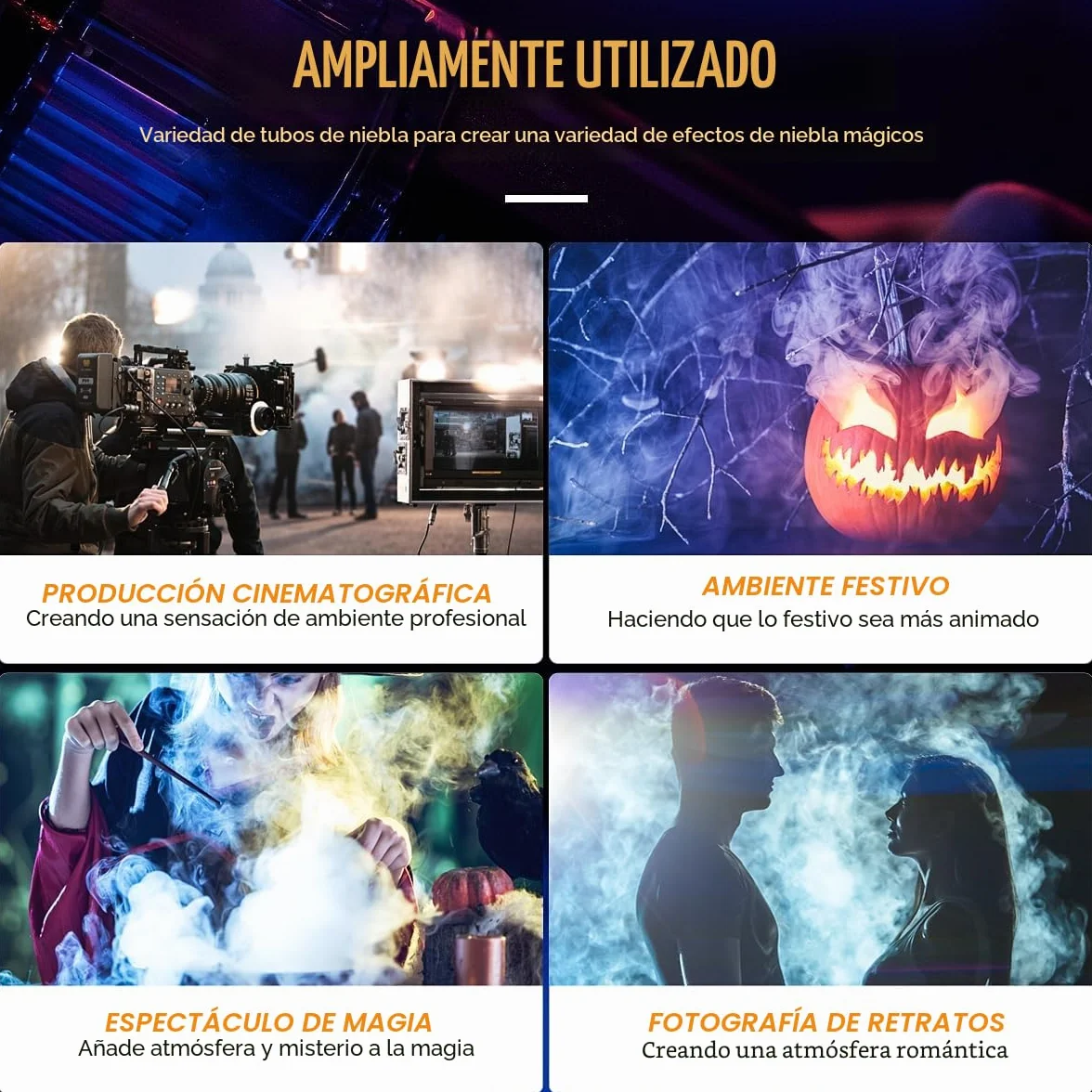 LENSGO SMOKE GO Máquina de humo portátil 30 W – Mini generador de niebla con mando a distancia y batería recargable, 5 modos en 1 para fotografía, vídeo, bodas y creadores de contenido