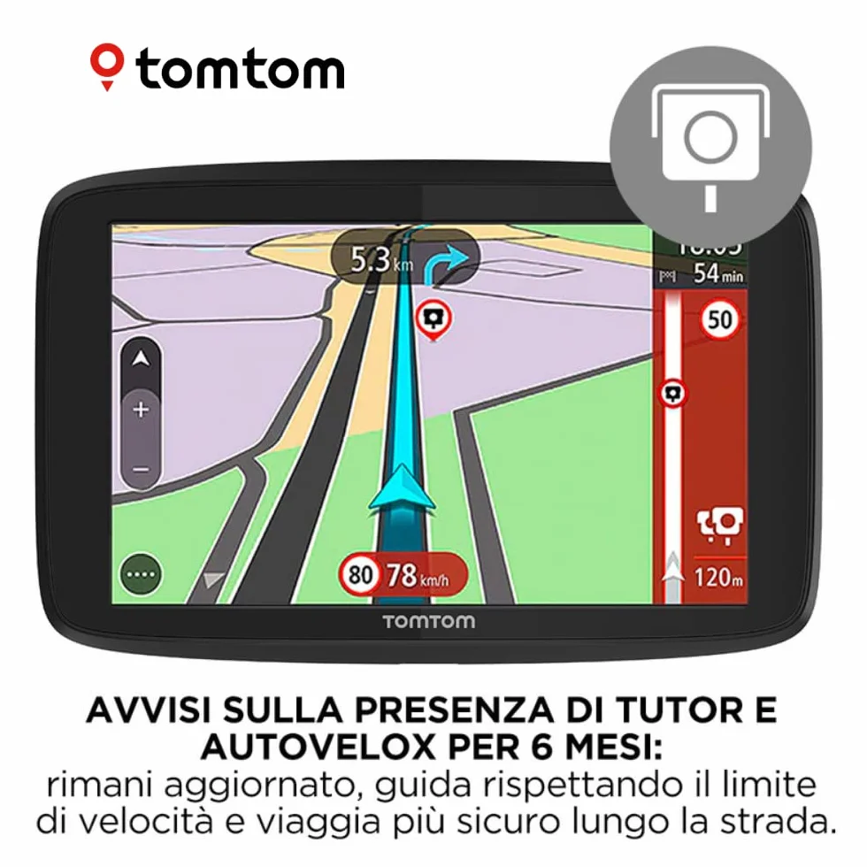 TomTom GO Essential GPS para Coche – 5 Pulgadas, Evita los Atascos Gracias a TomTom Traffic, actualizaciones de mapas y ajustes vía Wi-Fi, Soporte Click-Drive (Reacondicionado)