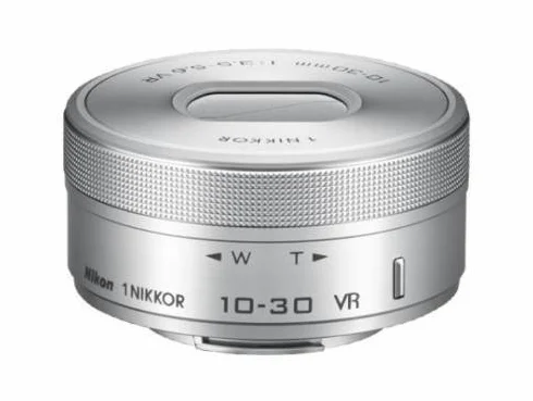 Nikon 1 NIKKOR VR 10-30mm f/3.5-5.6 PD-Zoom Lens Silver