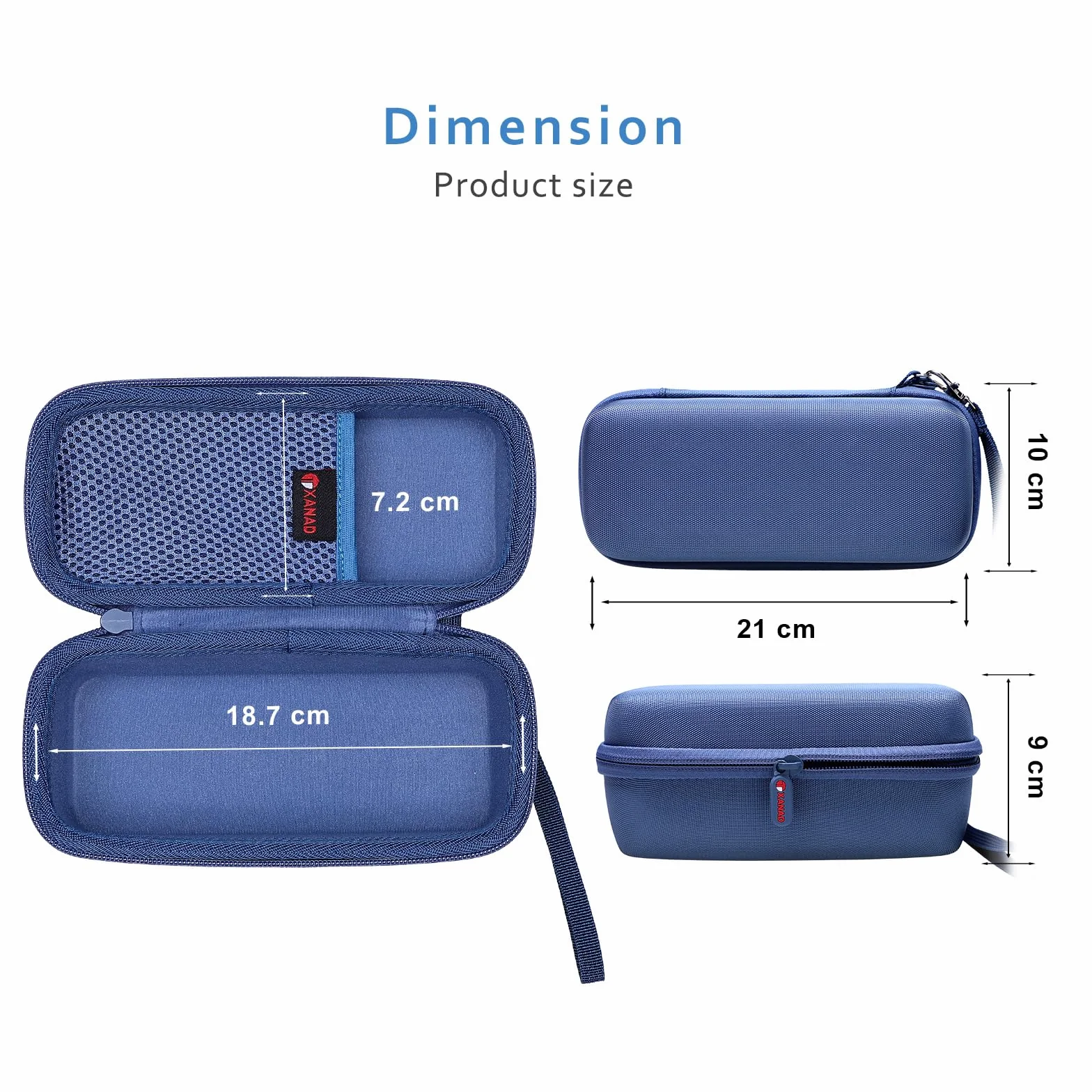 XANAD Funda para JBL Flip 7/6 / 5 Altavoz Bluetooth Portátil (Blue)