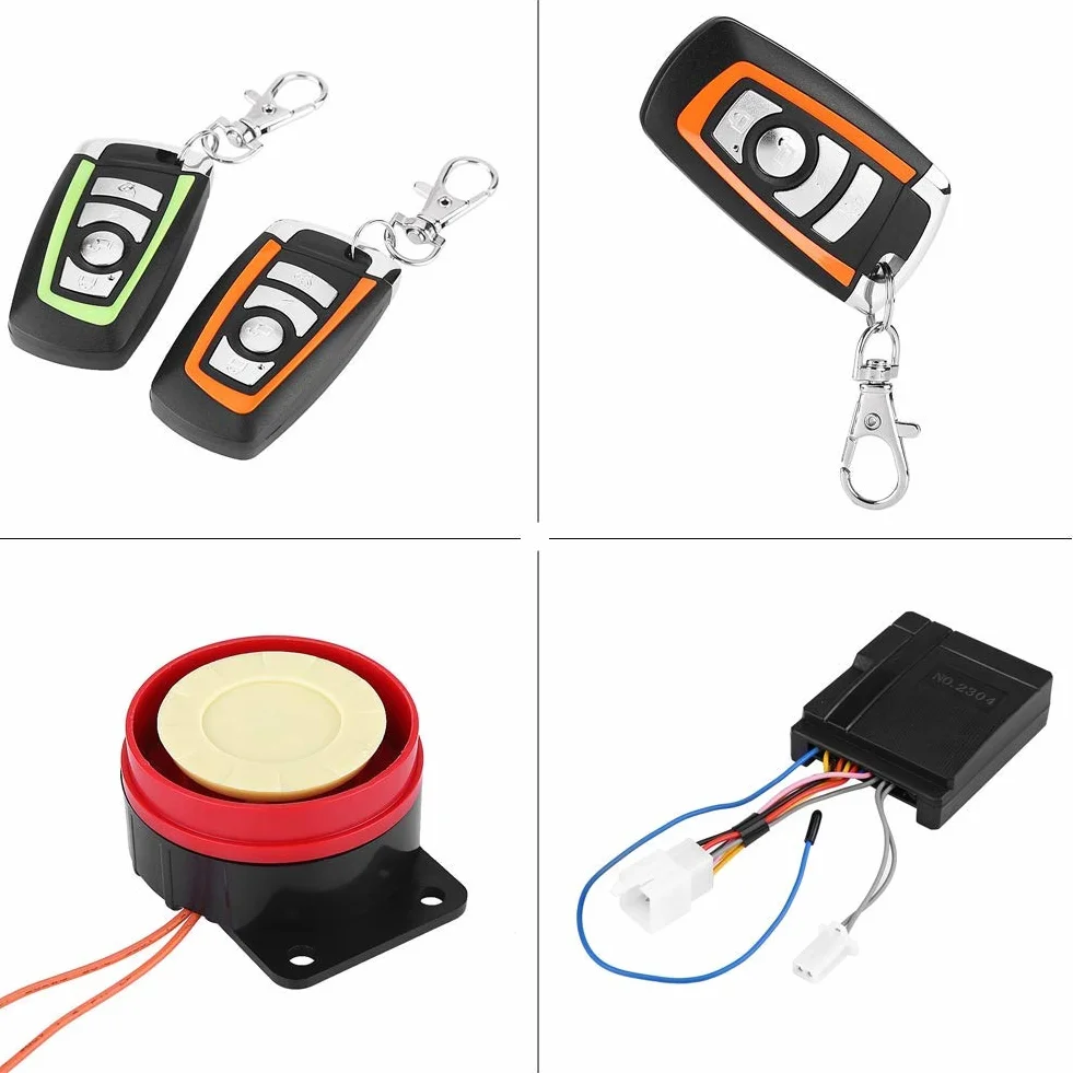 Sistemas de Alarma Seguridad antirrobo para Motocicletas de Alarma Control Remoto