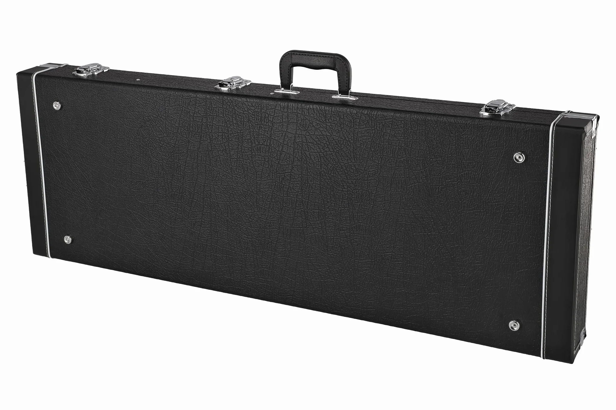 GEWA estuche de madera con revestimiento de plástico negro, estuche para guitarra eléctrica universal