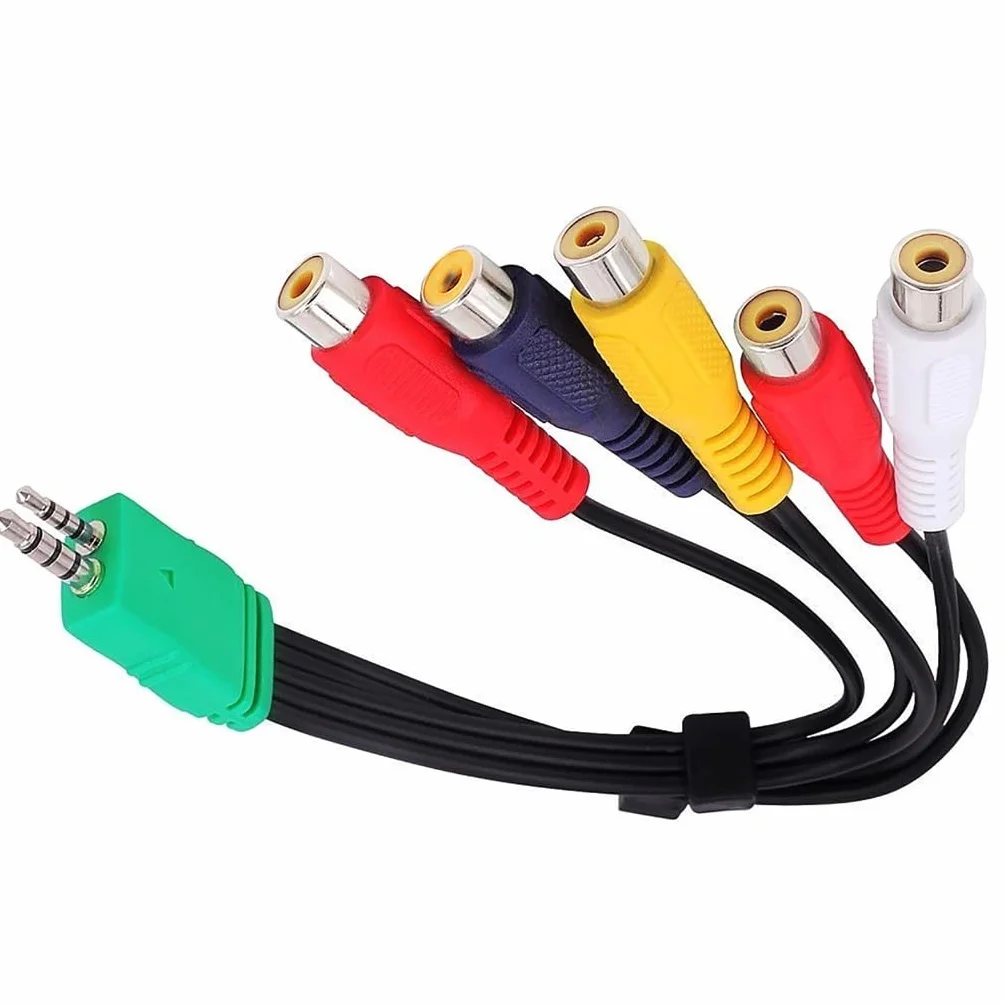 Cable de video de 3,5 mm y 2,5 mm para BN3901154 LEDComponent, cable adaptador de componente de video, cable adaptador de 20 cm de largo