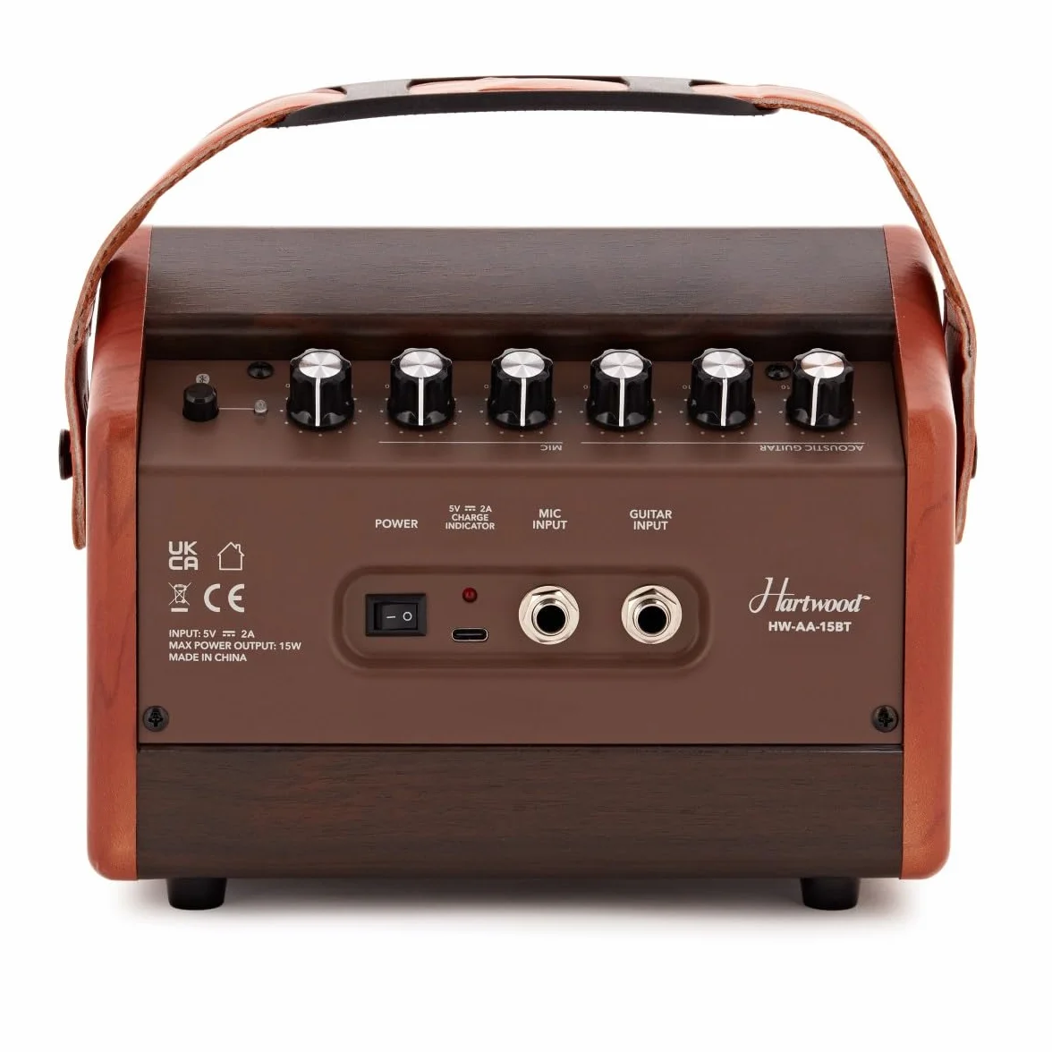 Hartwood Amplificador Acústico Portátil de 15 W con Bluetooth