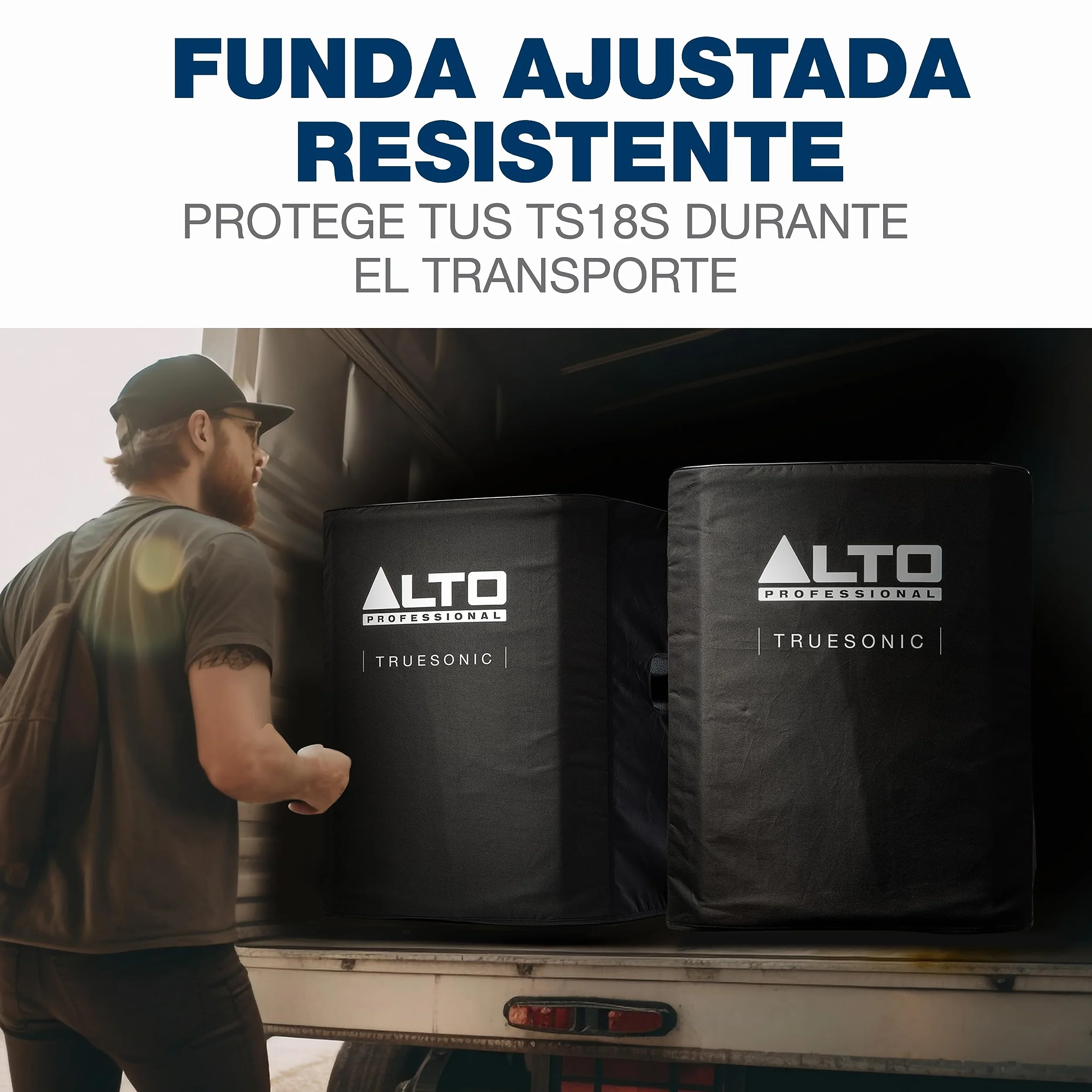 ALTO Funda Deslizante Duradera Para el Subwoofer Altavoz Autoamplificado TS18S Con Forro de Nailon y Acceso Mediante Asa de Acceso
