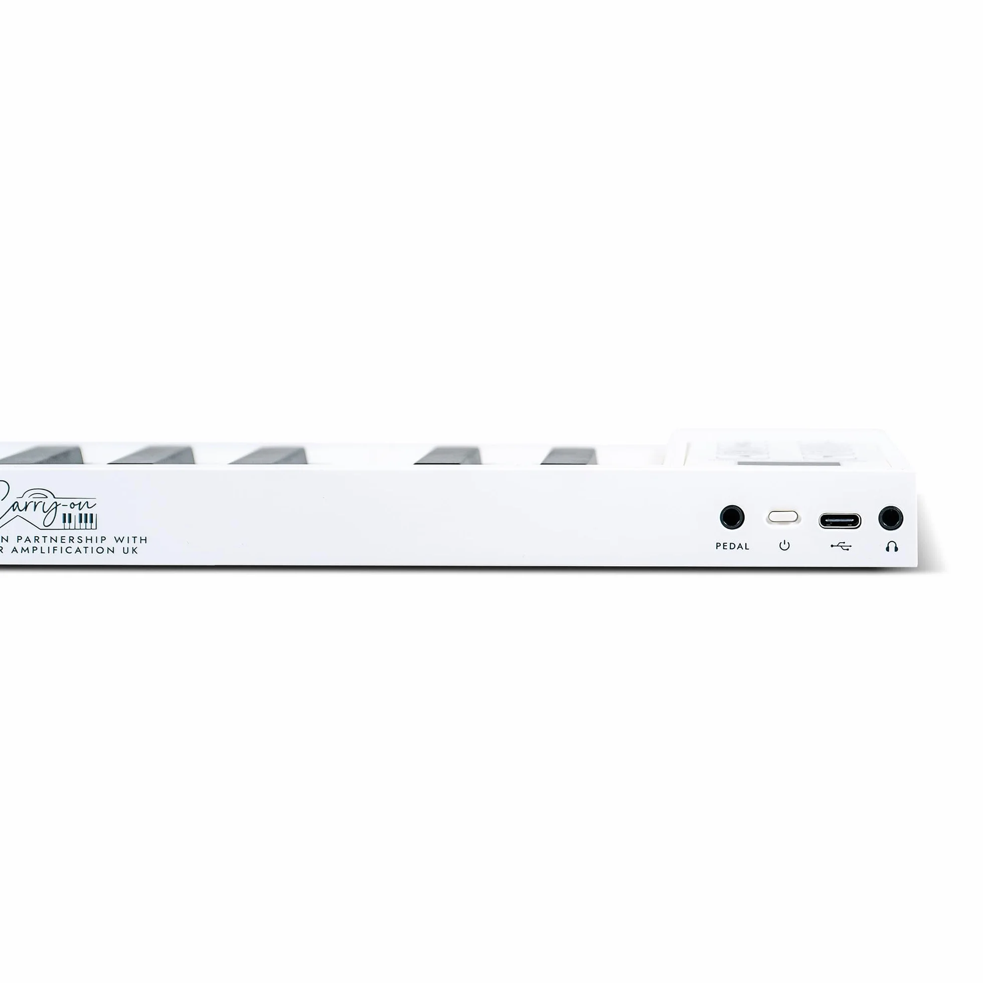 Carry-on FP-49 Touch Tecla 49 Sensible al Tacto Piano Digital Plegable Portátil Blanco de Blackstar Controlador USB MIDI con Batería Recargable