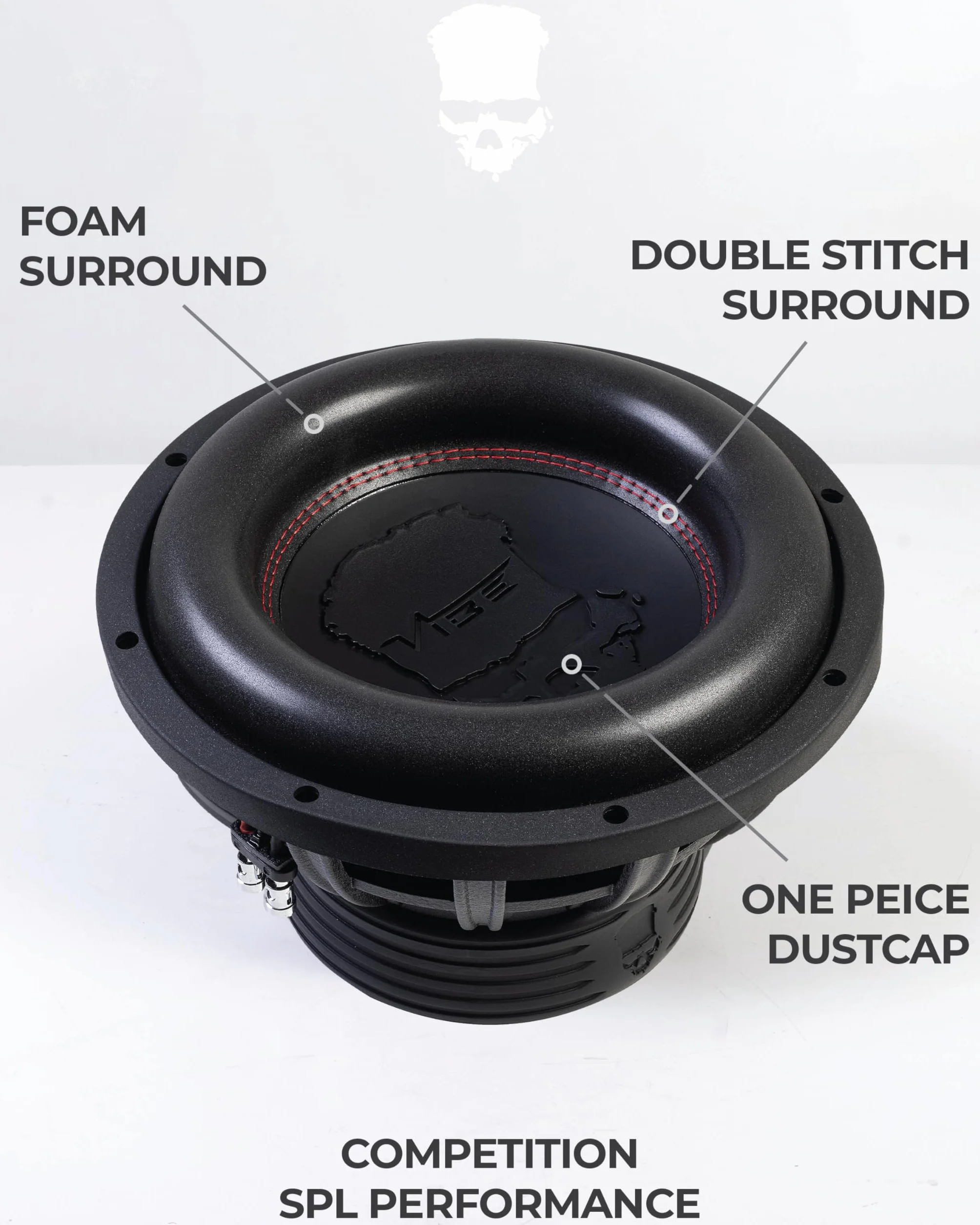 VIBE BD12SPL Subwoofer de 12 Pulgadas (Dual 4 ohmios) 1500 W RMS SPL