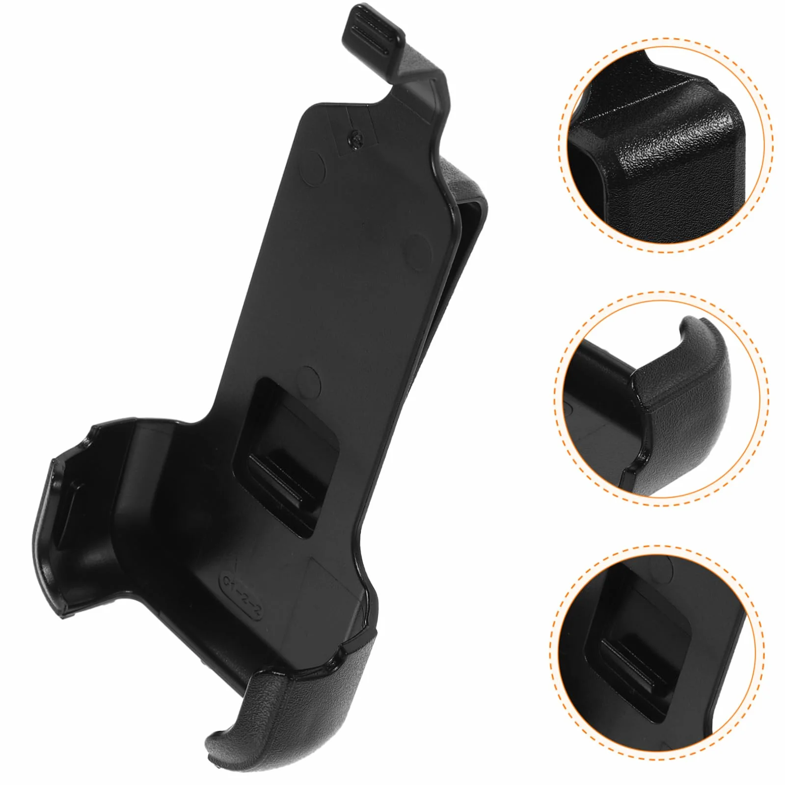 Abaodam 8 Piezas Clip para cinturón - Accesorios de interfono Colgador de Radio Soporte Estuche de Cuero