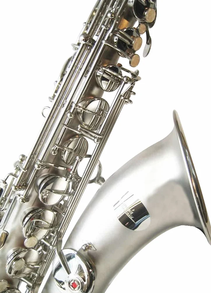 Symphony WESTERWALD - Saxofón tenor, saxofón tenor, níquel mate, incluye estuche rígido y accesorios