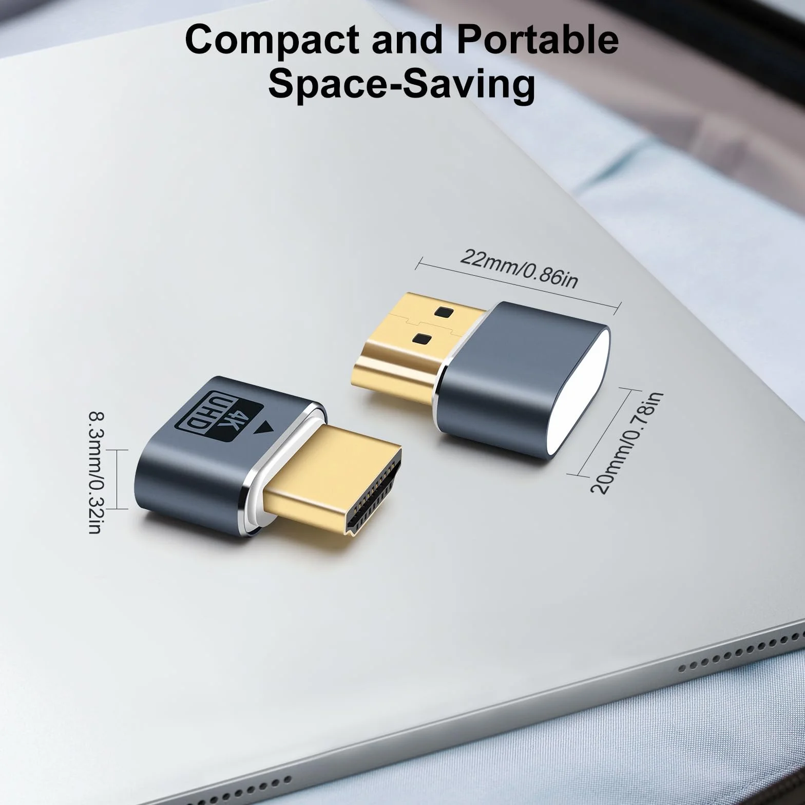 HDMI Virtual Connector, simulador de Monitor Virtual 4K de Alta resolución (con luz indicadora)