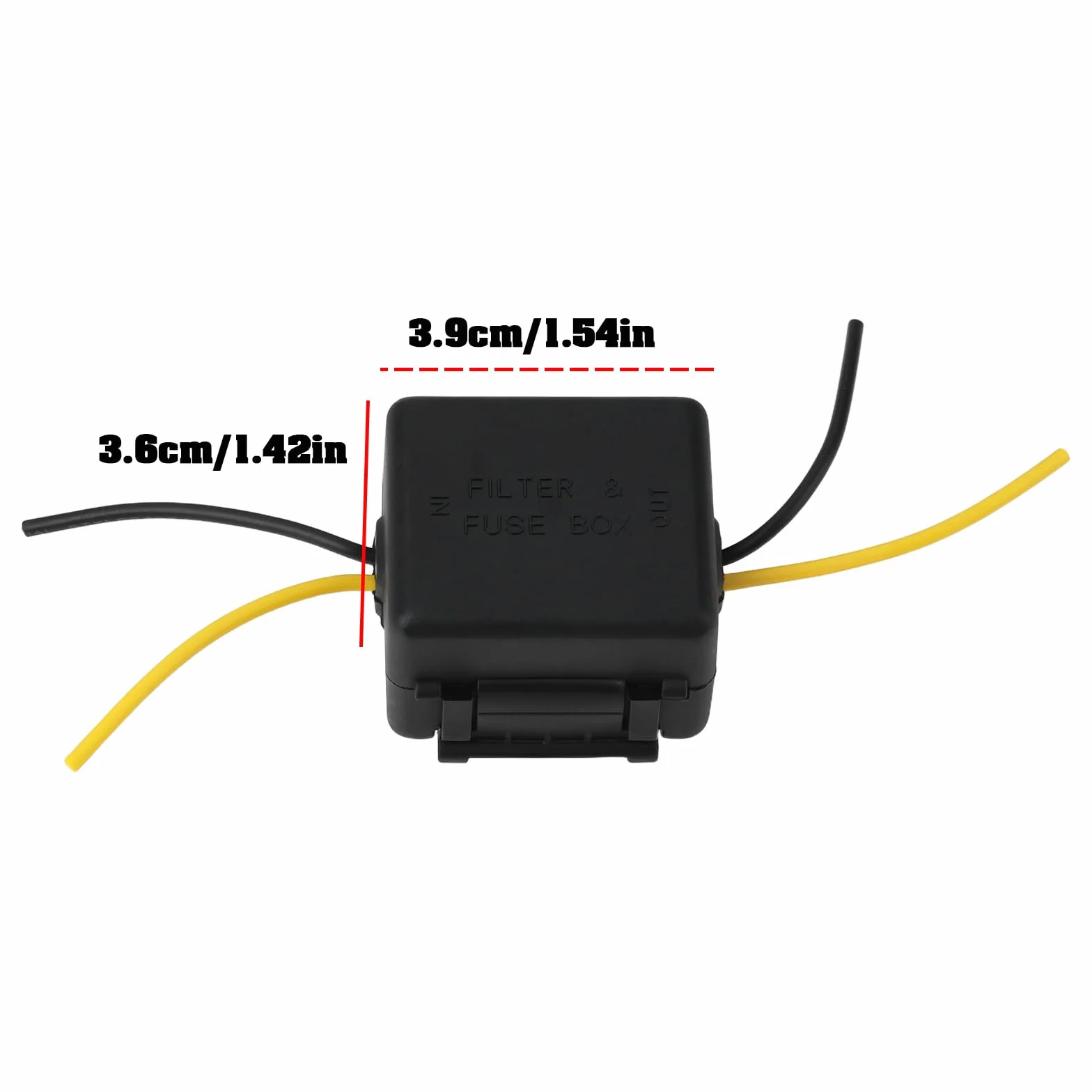 Filtro de ruido de alimentación de 12 V CC para coche, apto para navegación USB, altavoces MP3, sistema estéreo