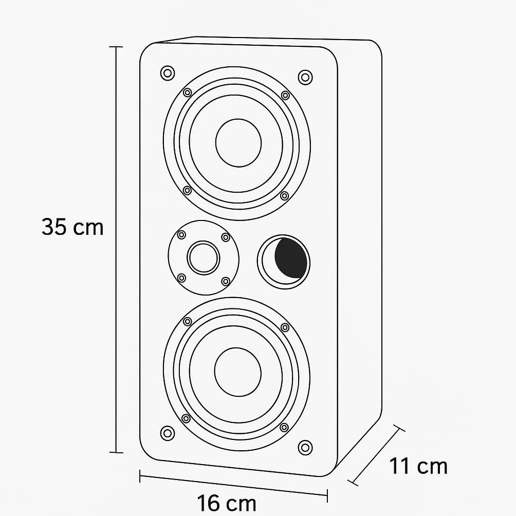 Dynavoice Magic LCR-4 Blanco Mate Altavoces Pasivos para Cine en Casa Dolby Atmos