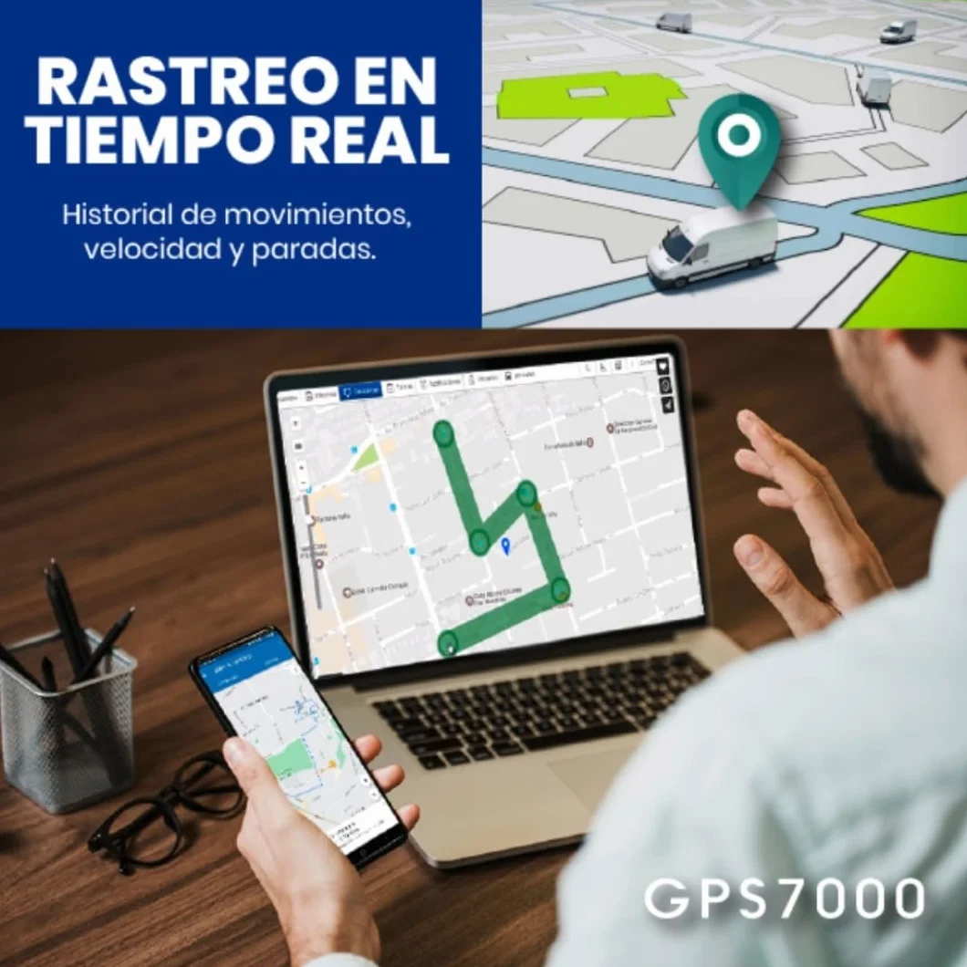 GPS7000-4G Localizador GPS de 2 Cables, Oculto para vehículos | 30 días de Servicio incluidos | Fácil autoinstalación | Tras los 30 días Puede suscribirse voluntariamente | Sin Cargos Ocultos